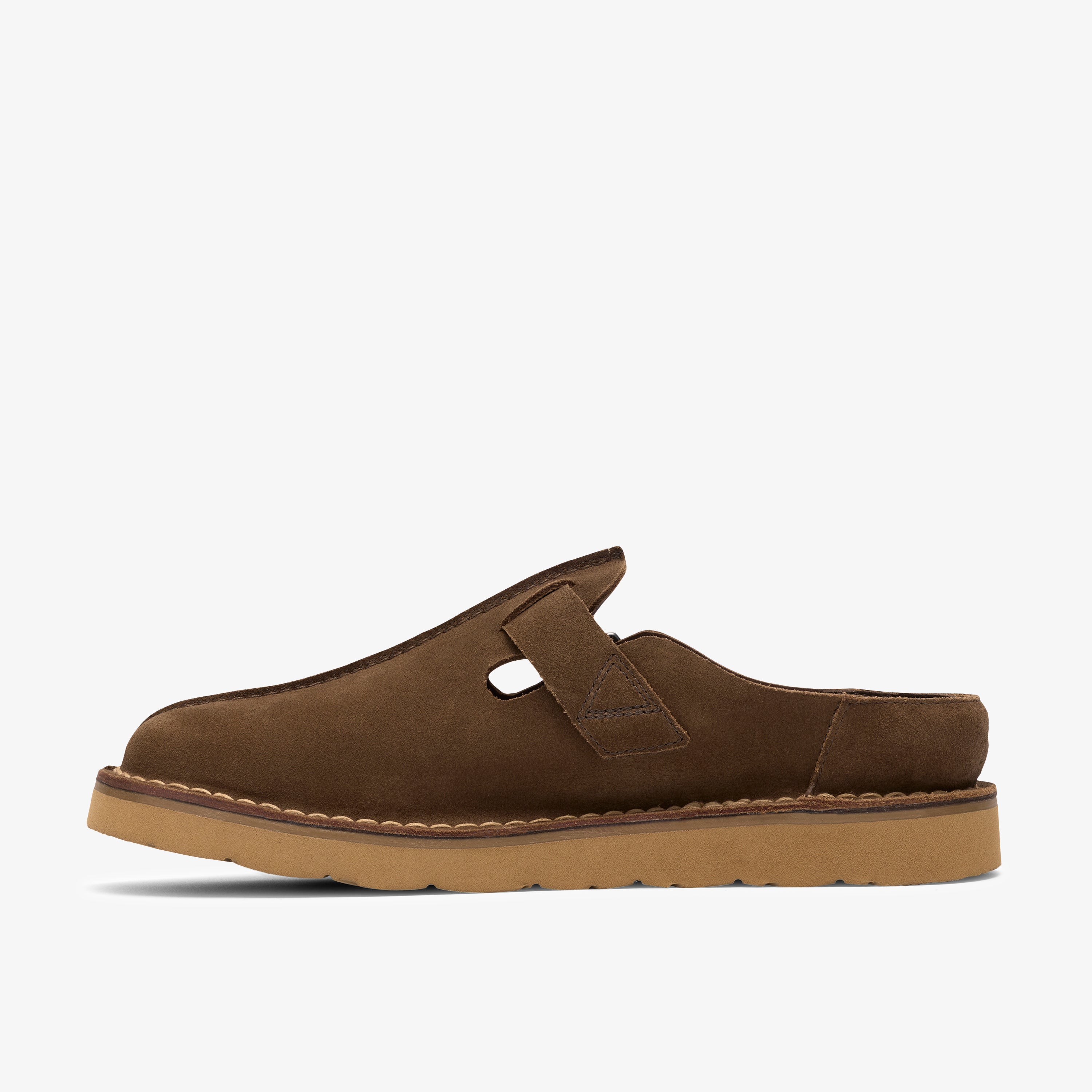 クラークス Clarks Solsbury Mule / ソルスブリーミュール (カーキスエード)の2枚目