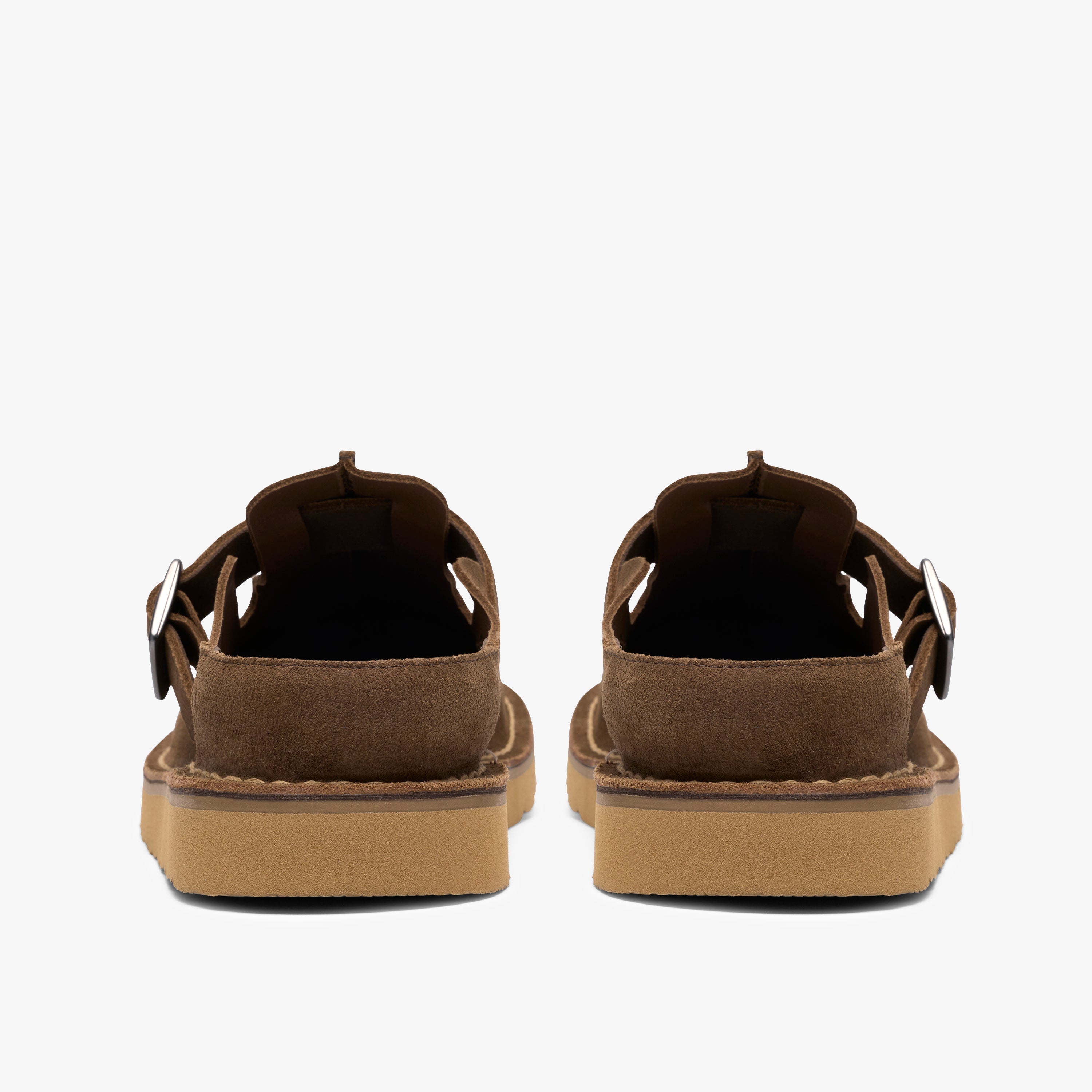 クラークス Clarks Solsbury Mule / ソルスブリーミュール (カーキスエード)の5枚目