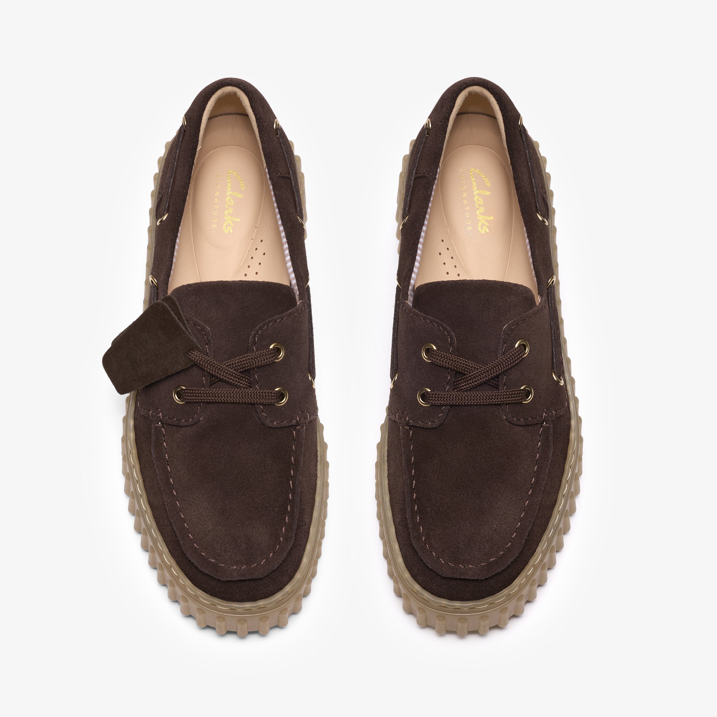 クラークス Clarks Torhill Boat / トーヒルボート (ダークブラウンスエード)の6枚目