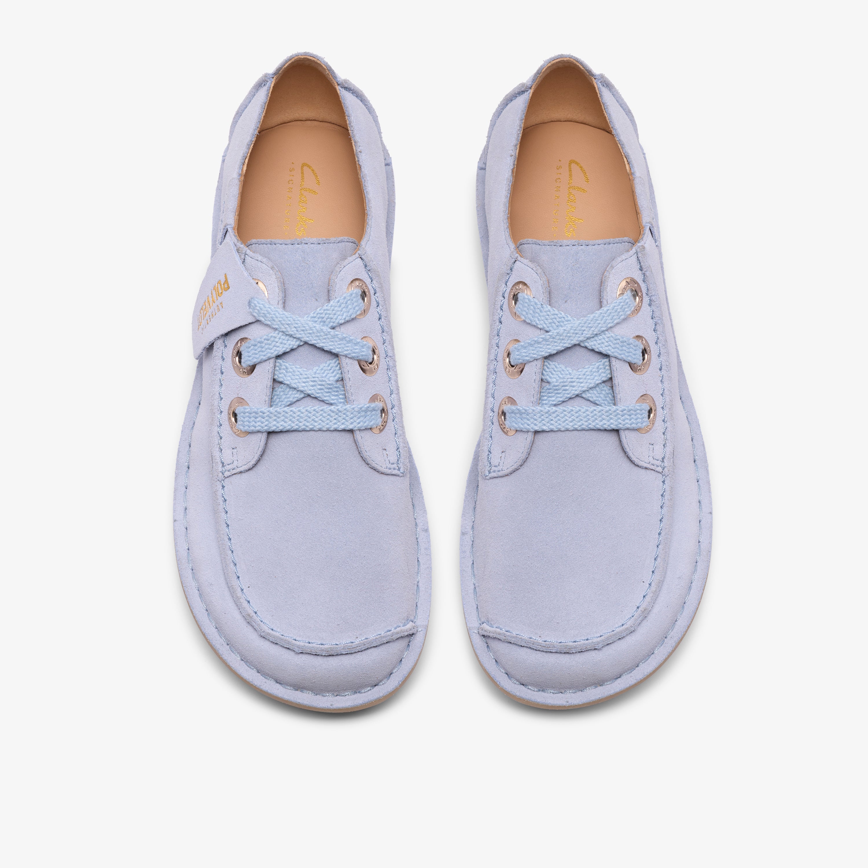 クラークス Clarks Funny Dream / ファニードリーム (ライトブルースエード)の6枚目