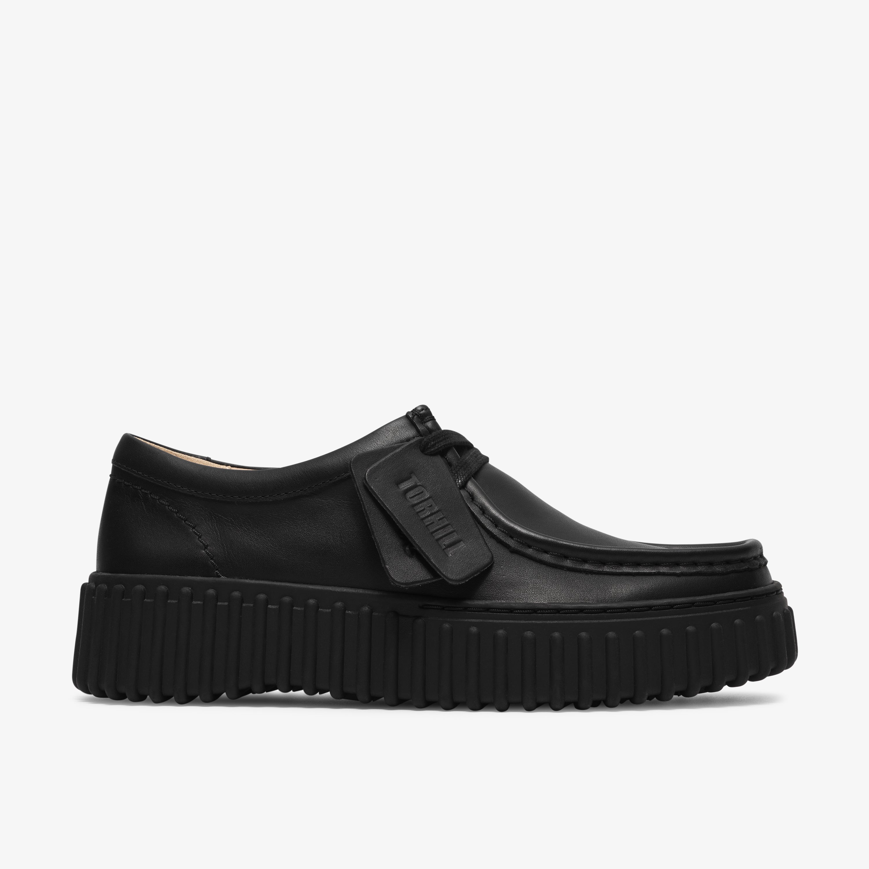 クラークス Clarks Torhill Bee / レディース トーヒルビー (ブラックレザー)の1枚目