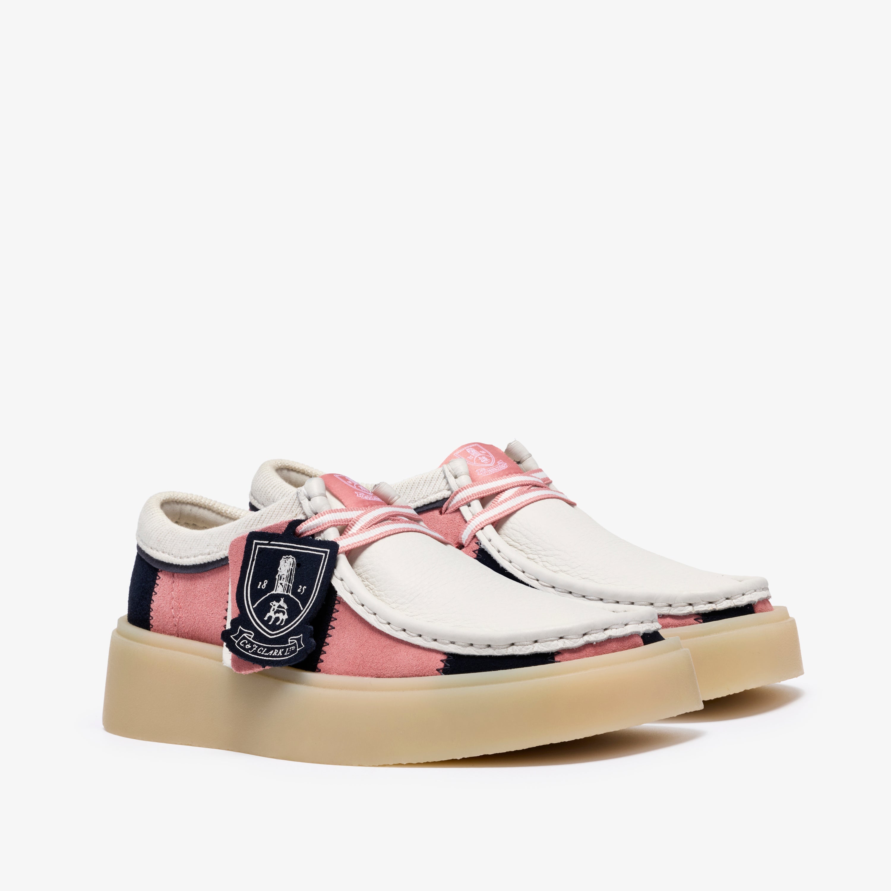 クラークス Clarks Torview W / レディーストービュー (ピンク/ネイビーコンビ)の4枚目