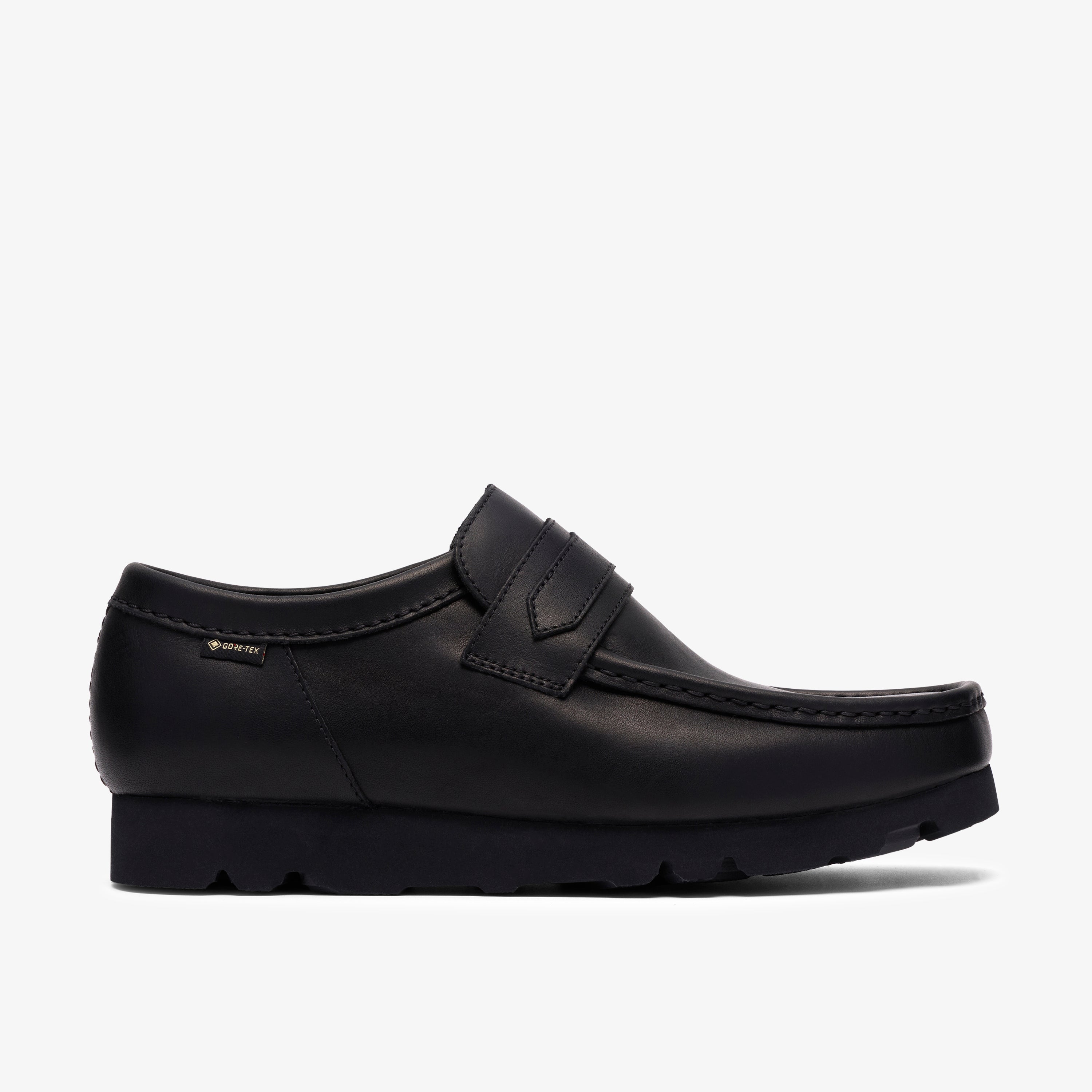 クラークス Clarks WallaLoaferGTX / ワラローファーゴアテックス (ブラックレザー)の1枚目