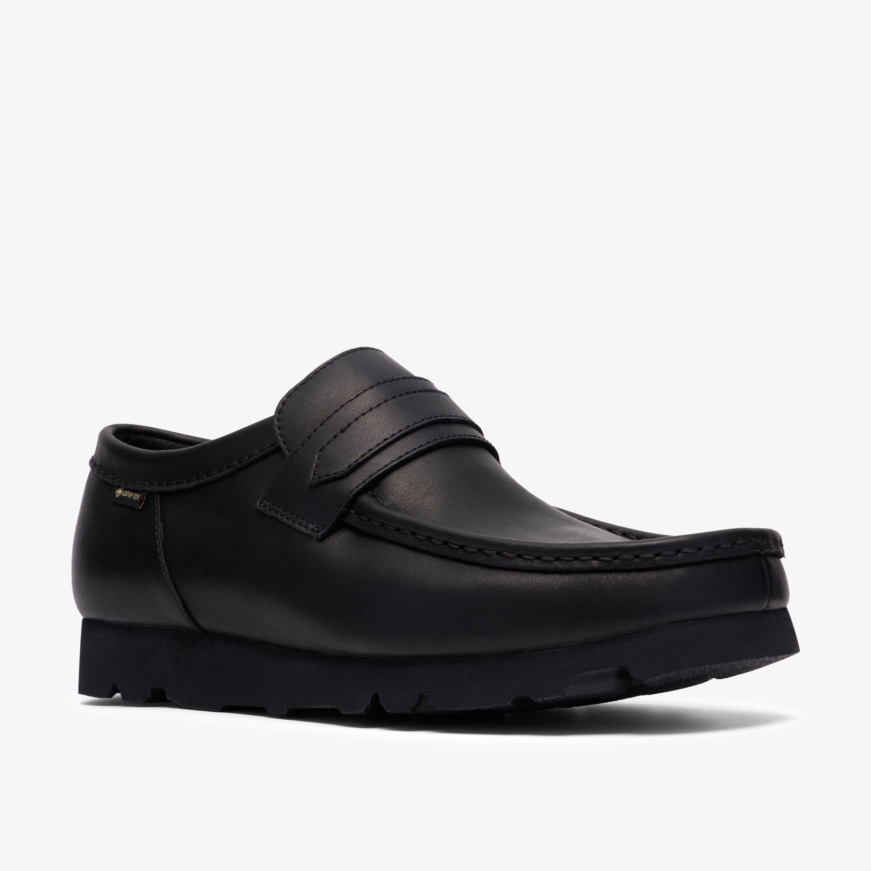 クラークス Clarks WallaLoaferGTX / ワラローファーゴアテックス (ブラックレザー)の4枚目