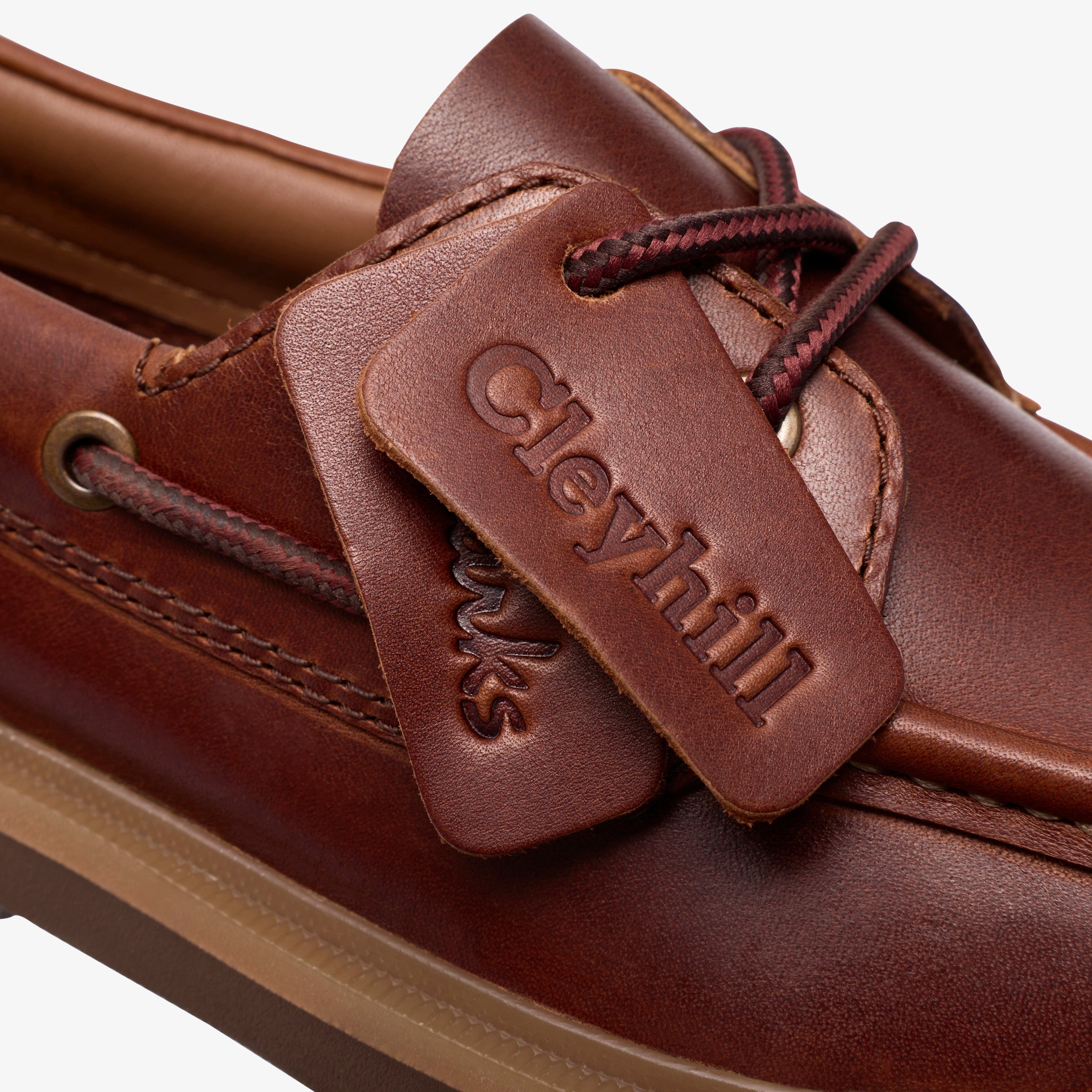 クラークス Clarks Cleyhill Boat. / レディース クレイヒルボート (ダークブラウンレザー)の8枚目