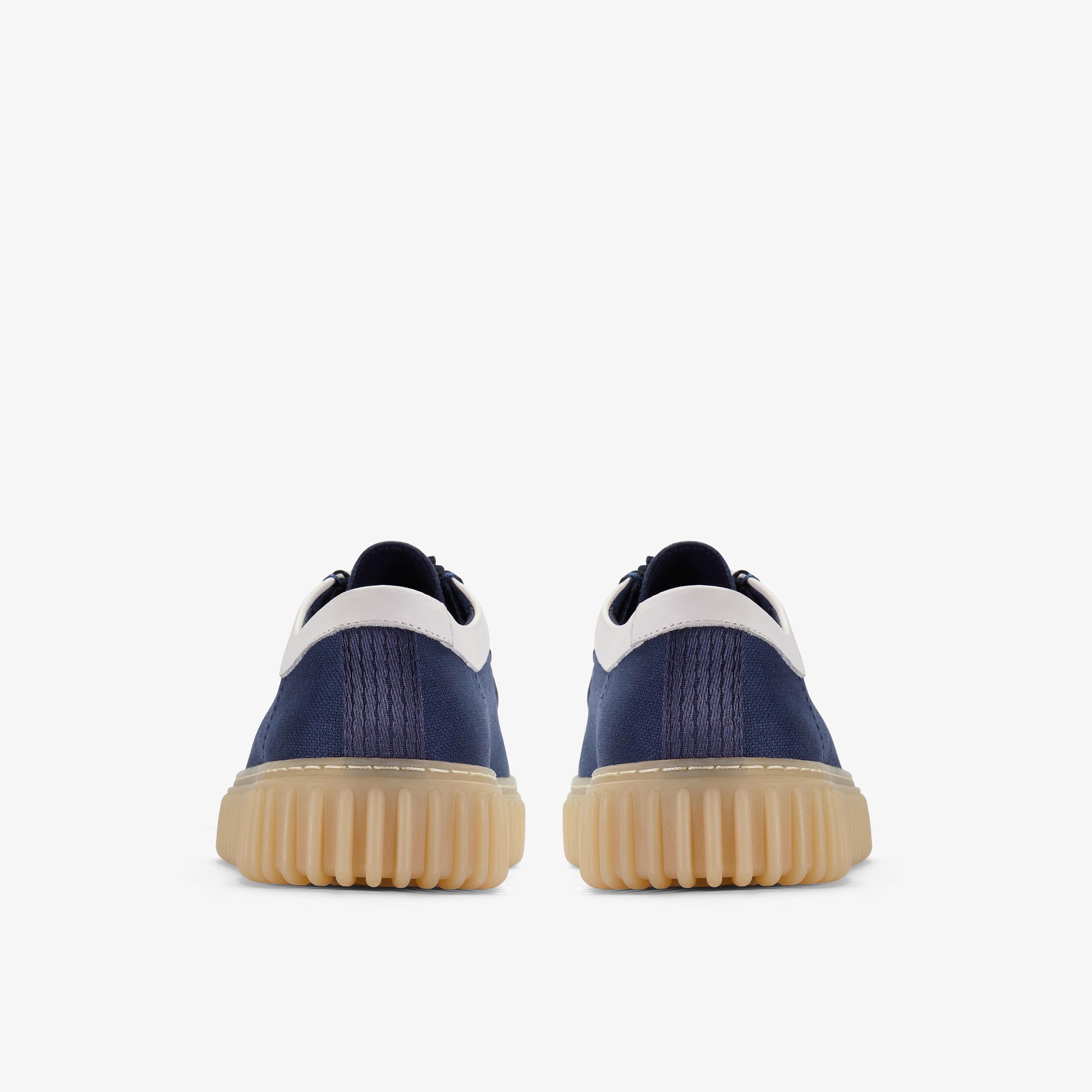 クラークス Clarks Torhill Lo / トーヒルロー (ネイビーキャンバス)の4枚目