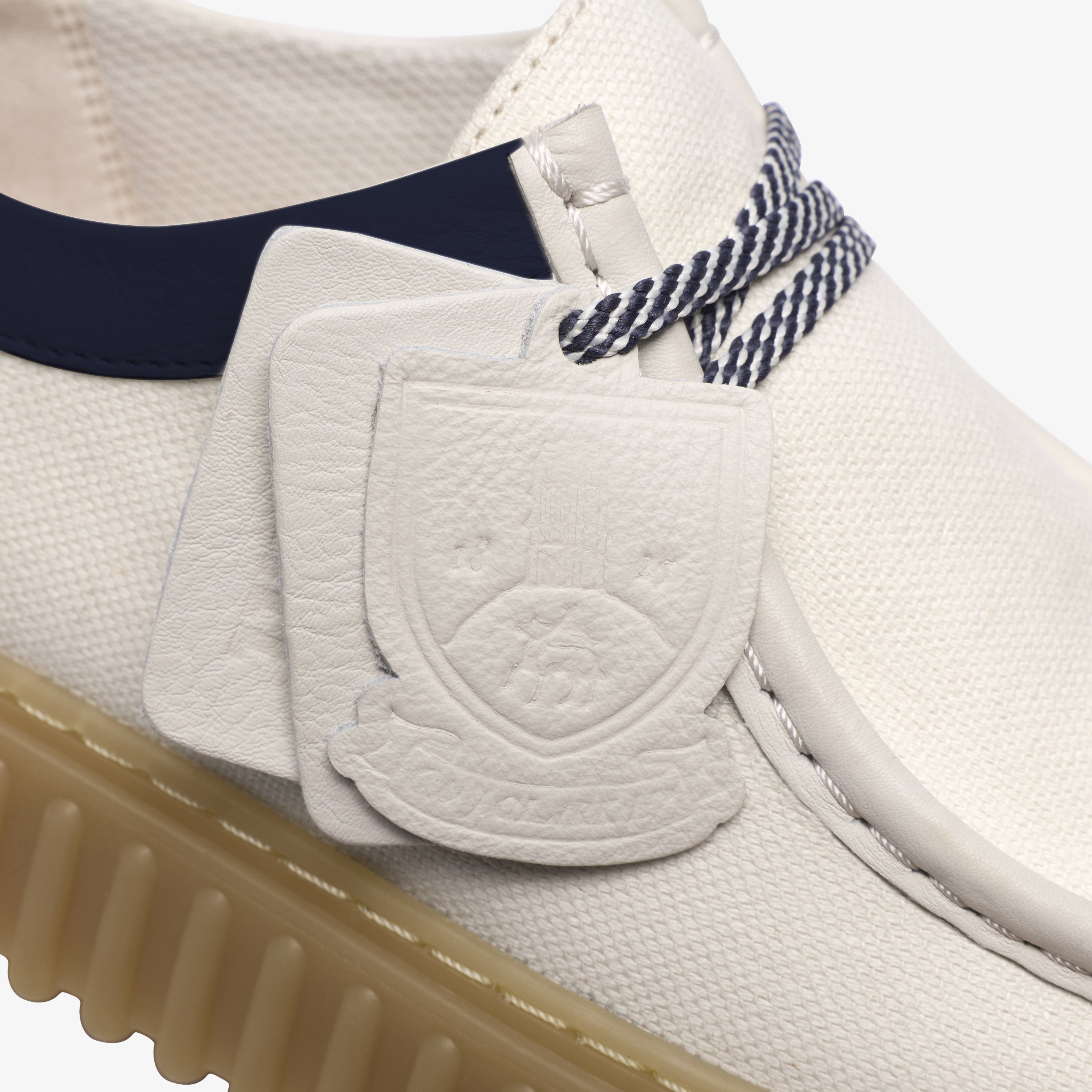 クラークス Clarks Torhill Lo / トーヒルロー (ホワイトキャンバス)の8枚目
