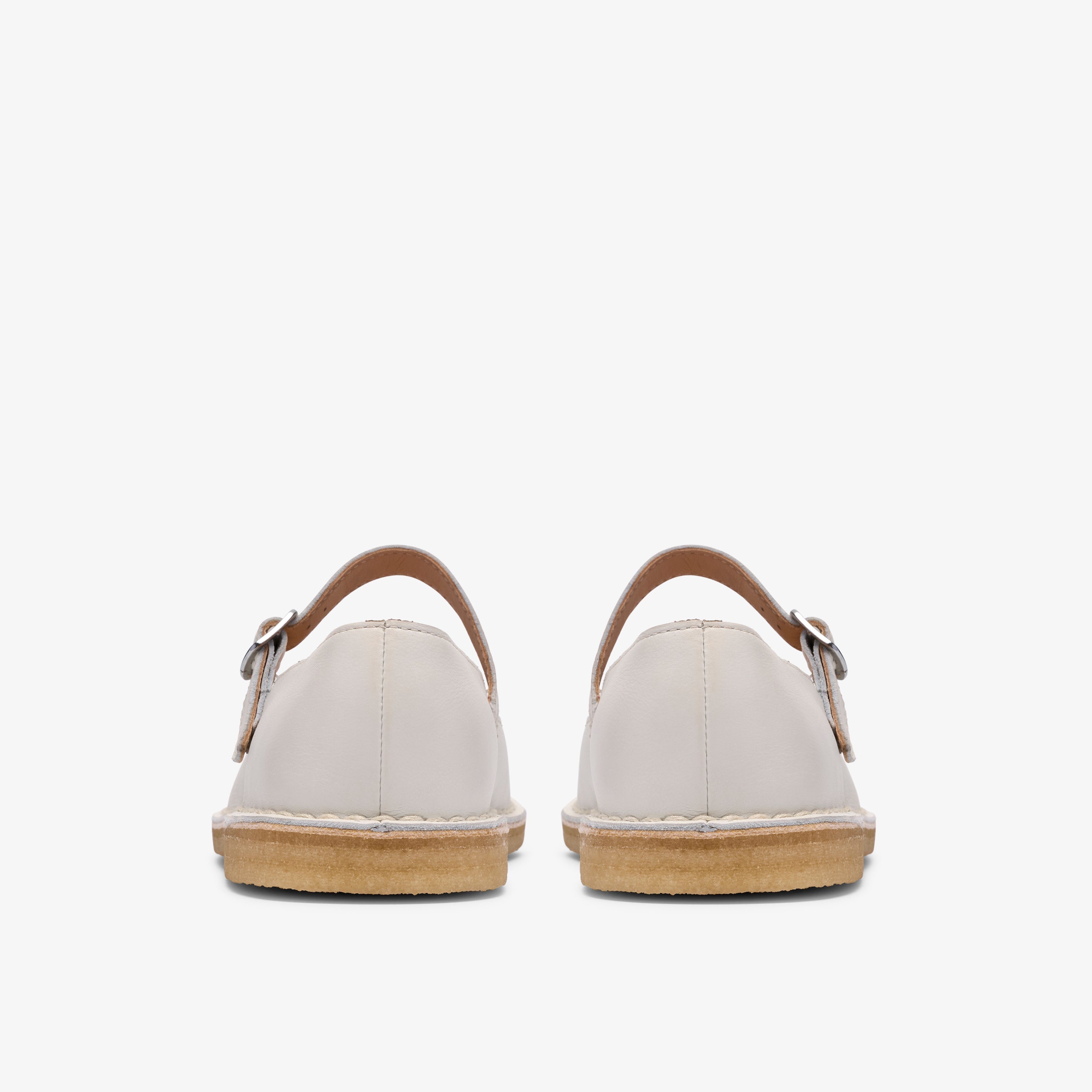 クラークス Clarks Desert Jane / デザートジェーン (ホワイトレザー)の5枚目