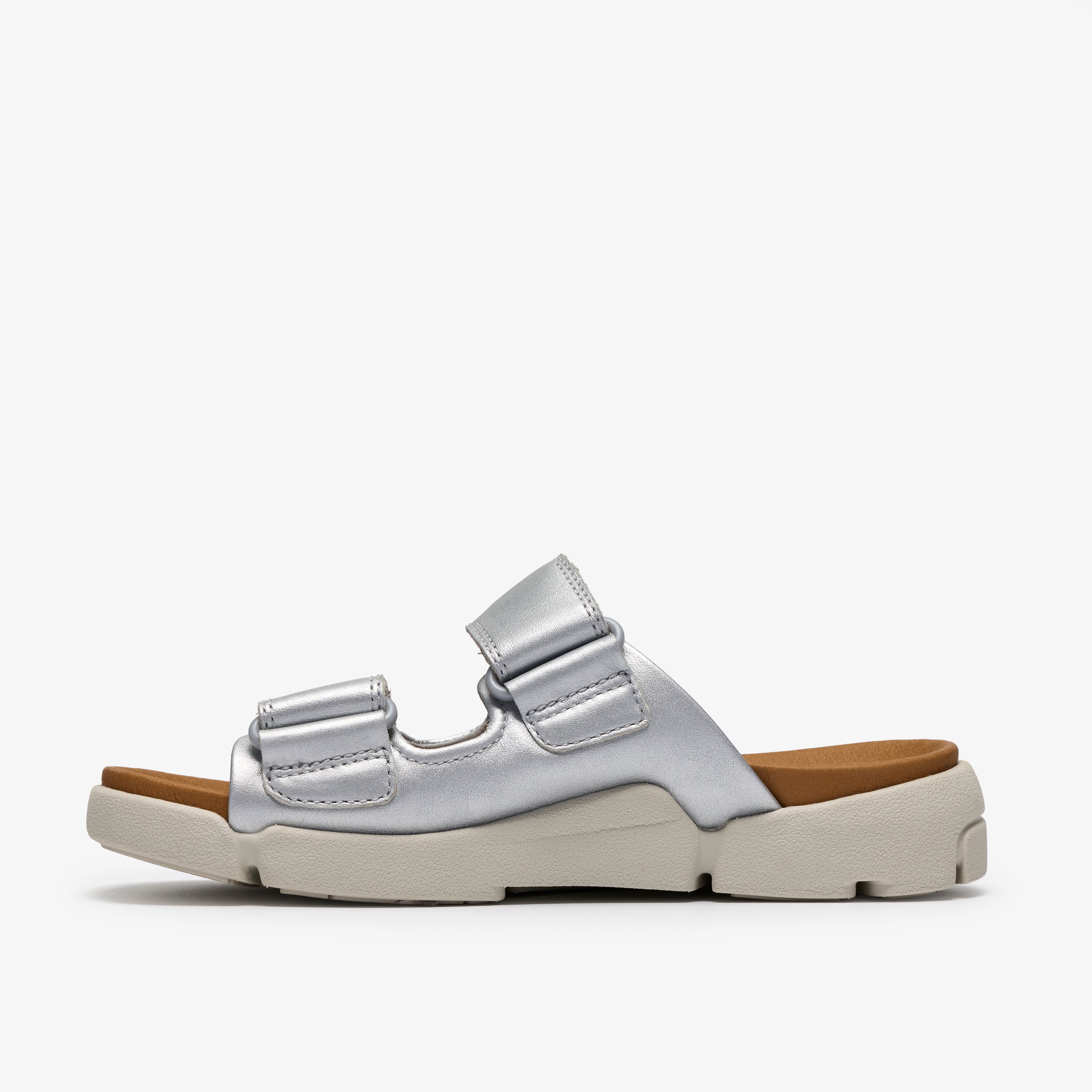 クラークス Clarks Trigenic2 Sun. / レディース トライジェニック2サン (シルバーレザー)の2枚目