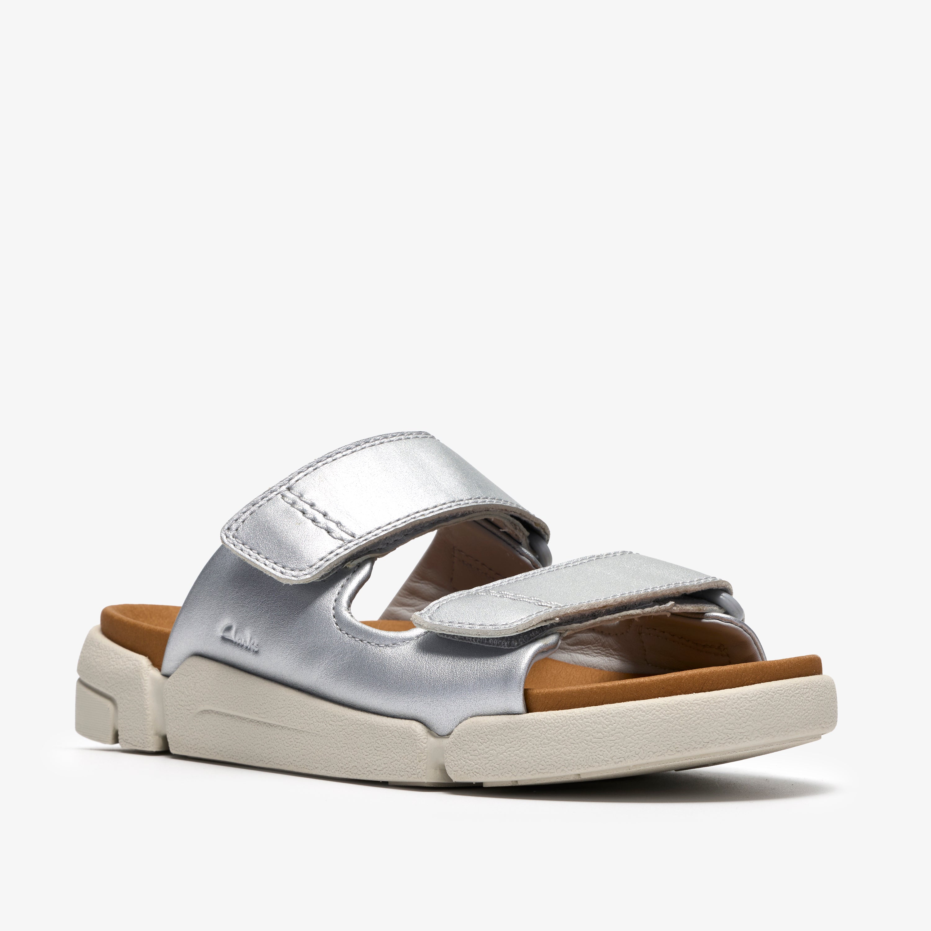 クラークス Clarks Trigenic2 Sun. / レディース トライジェニック2サン (シルバーレザー)の4枚目