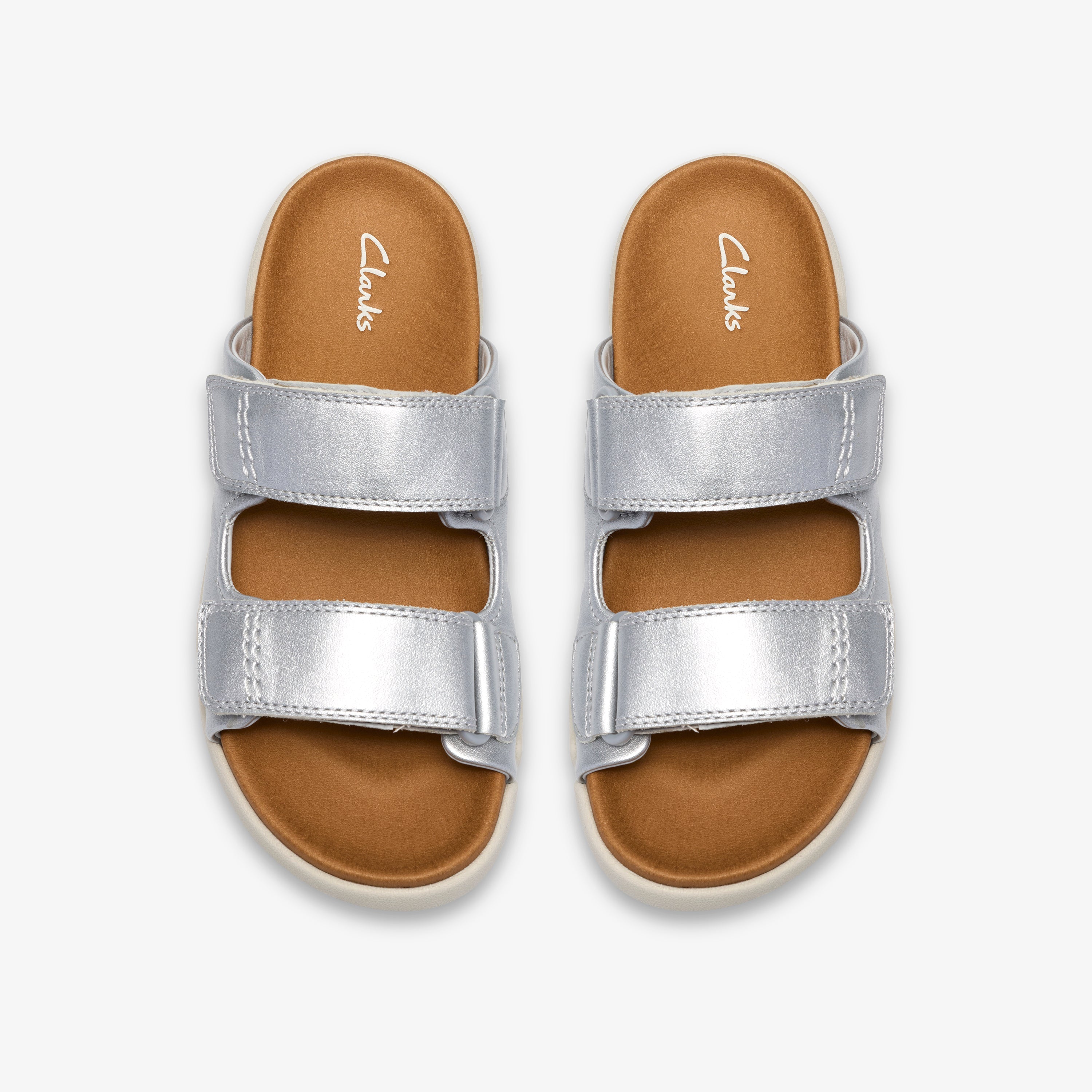 クラークス Clarks Trigenic2 Sun. / レディース トライジェニック2サン (シルバーレザー)の6枚目