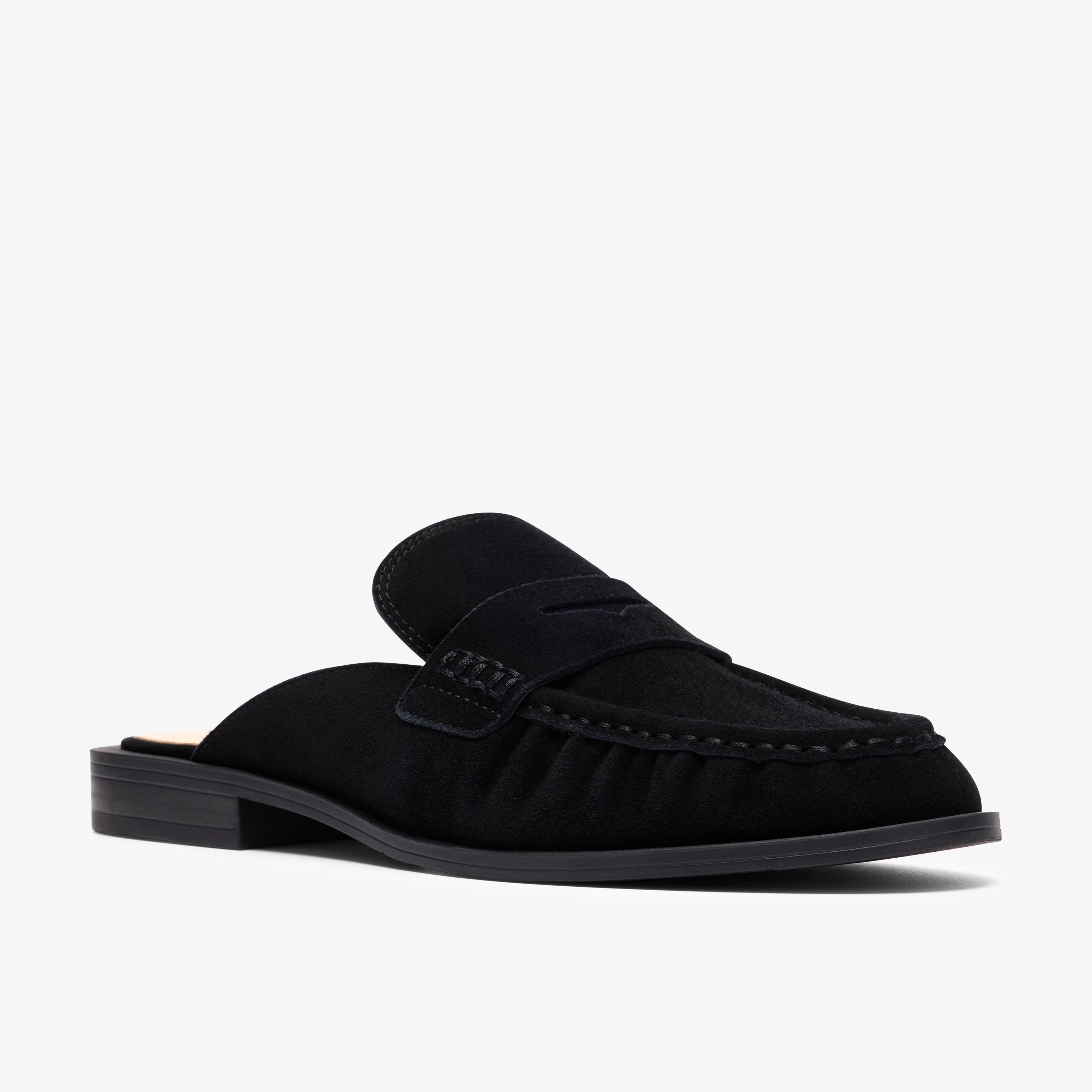 クラークス Clarks Alixea Mule / アリクシアミュール (ブラックスエード)の4枚目