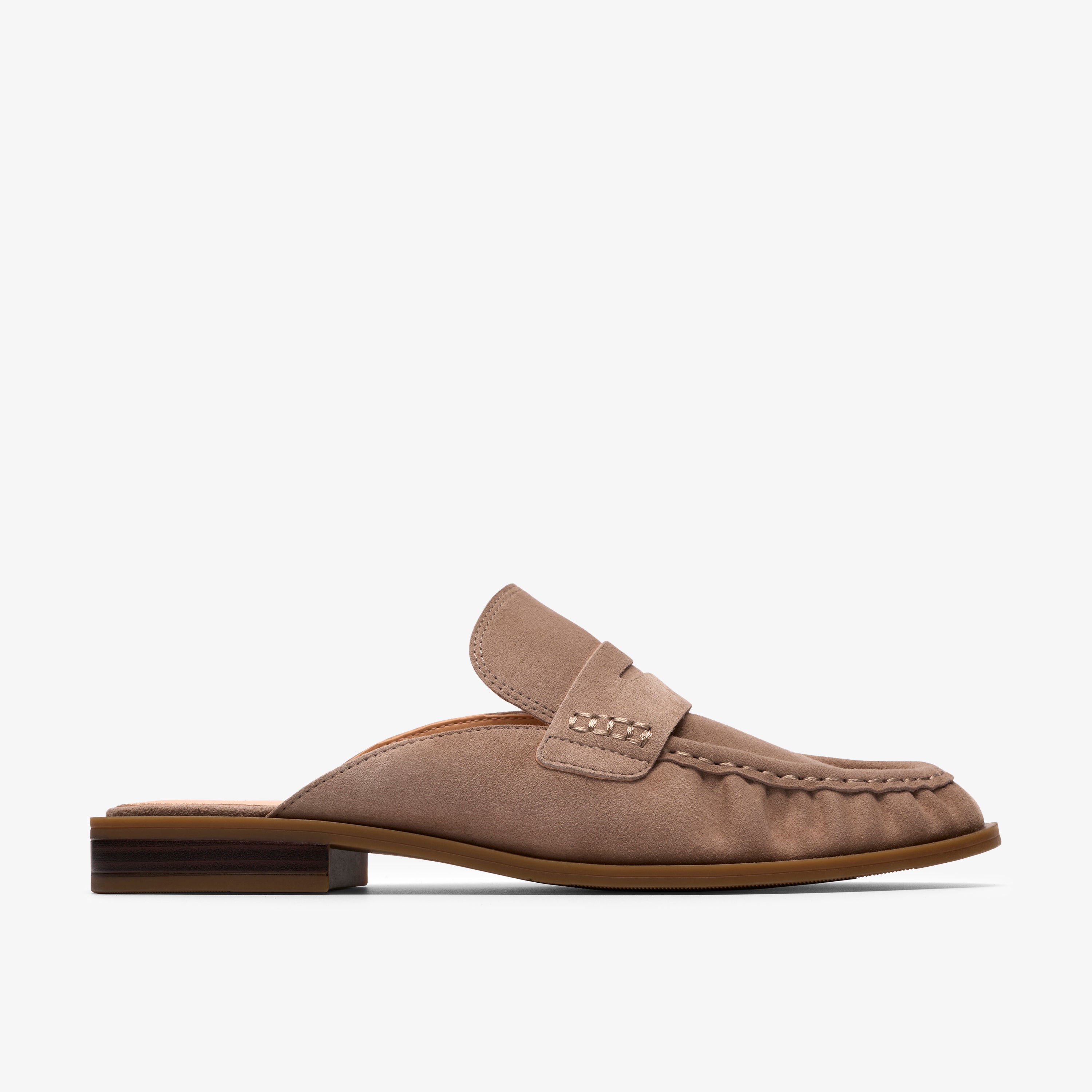 クラークス Clarks Alixea Mule / アリクシアミュール (マッシュルームスエード)の1枚目