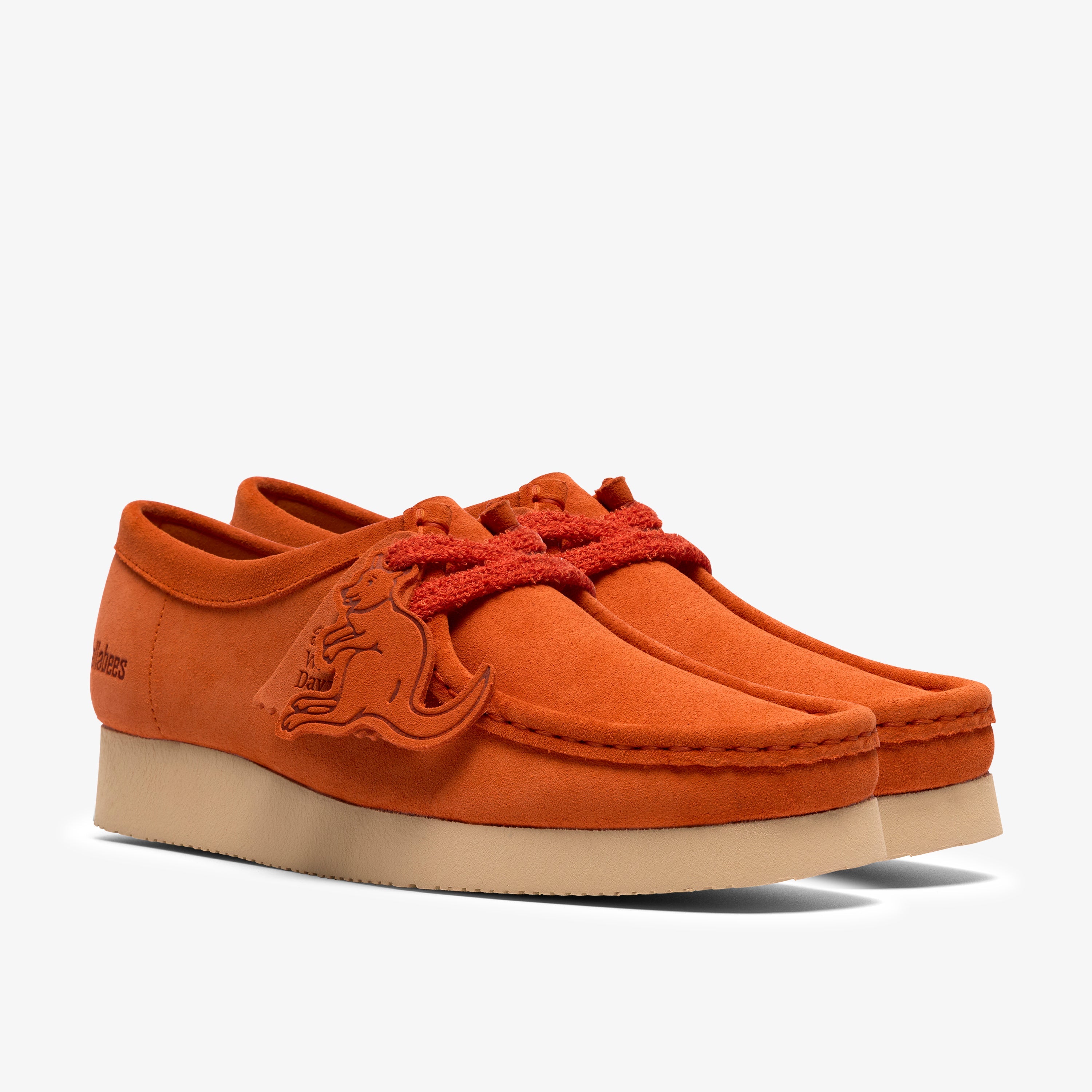 クラークス Clarks Wallabee. 2604 / レディースワラビー2604 (オレンジスエード)の4枚目