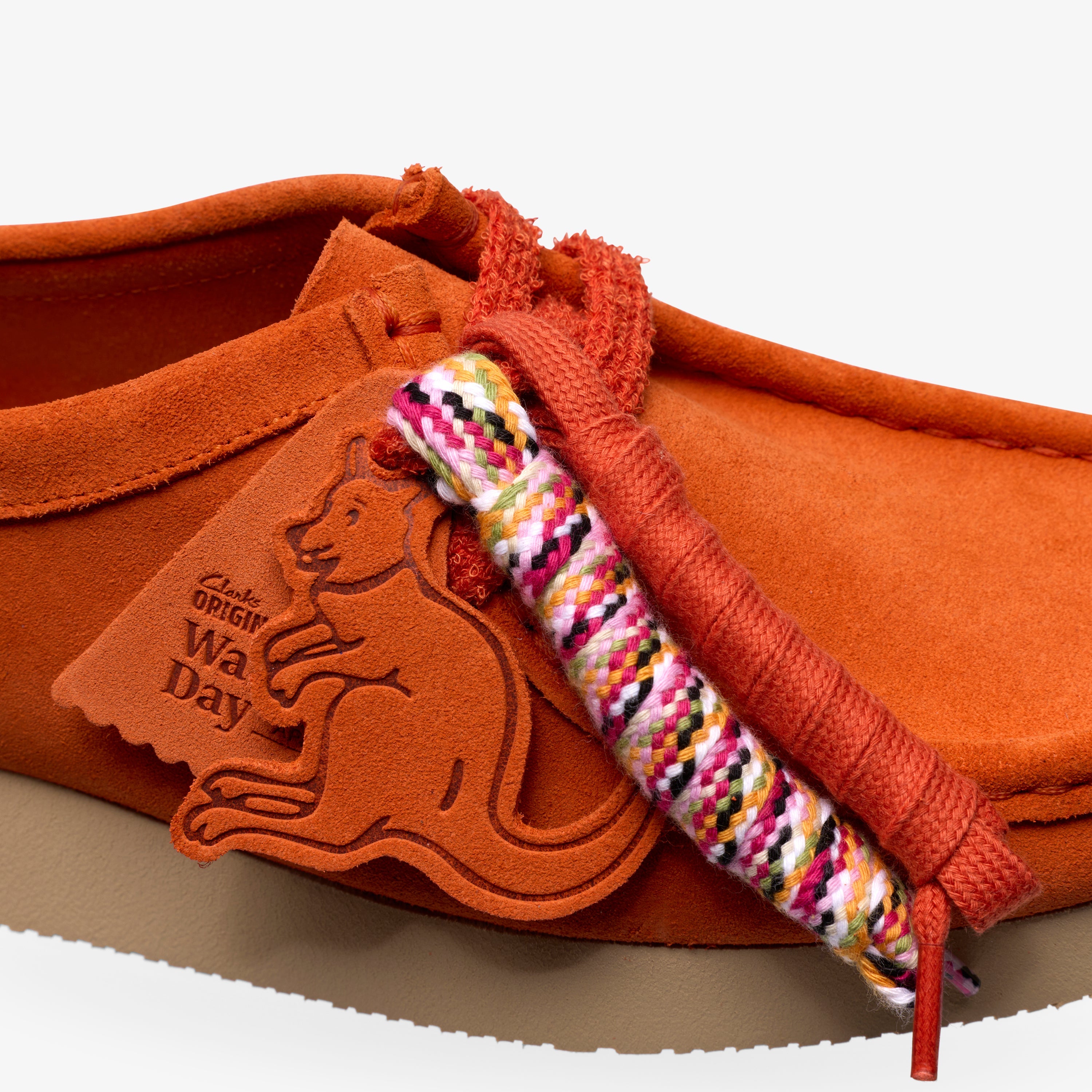 クラークス Clarks Wallabee. 2604 / レディースワラビー2604 (オレンジスエード)の8枚目