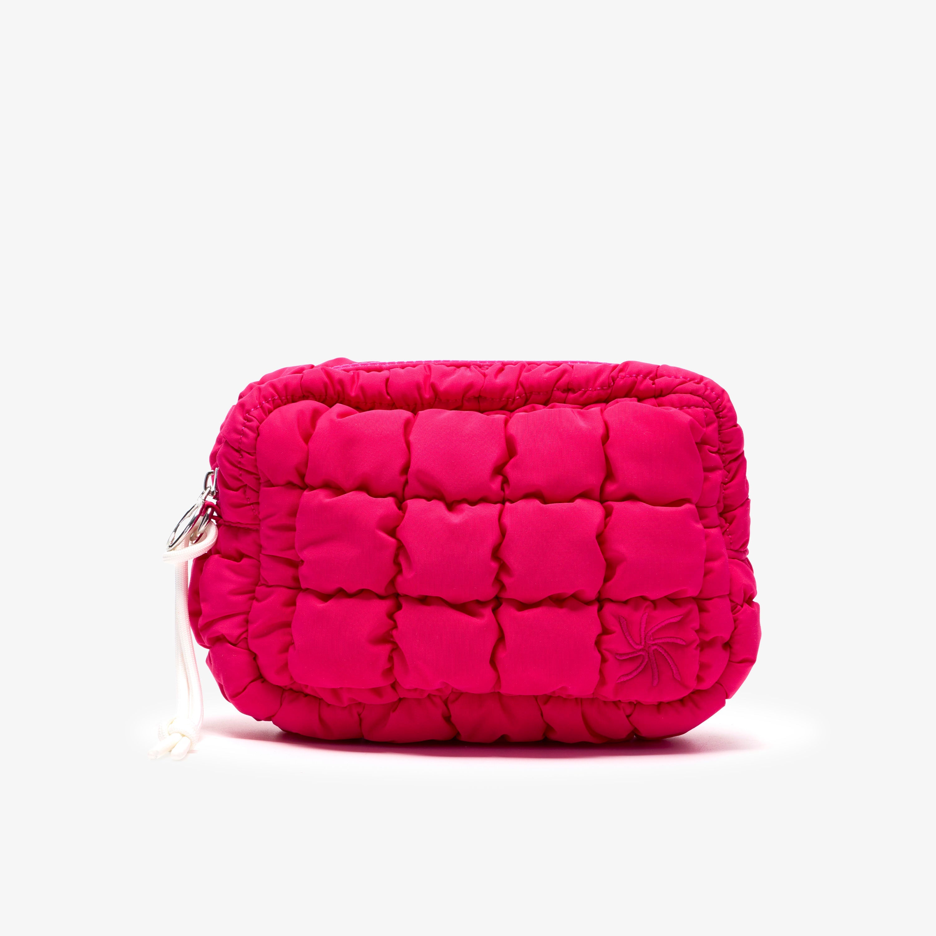 Quilt Wash Bag / キルト ウォッシュバッグ(ブライトピンク)の1枚目