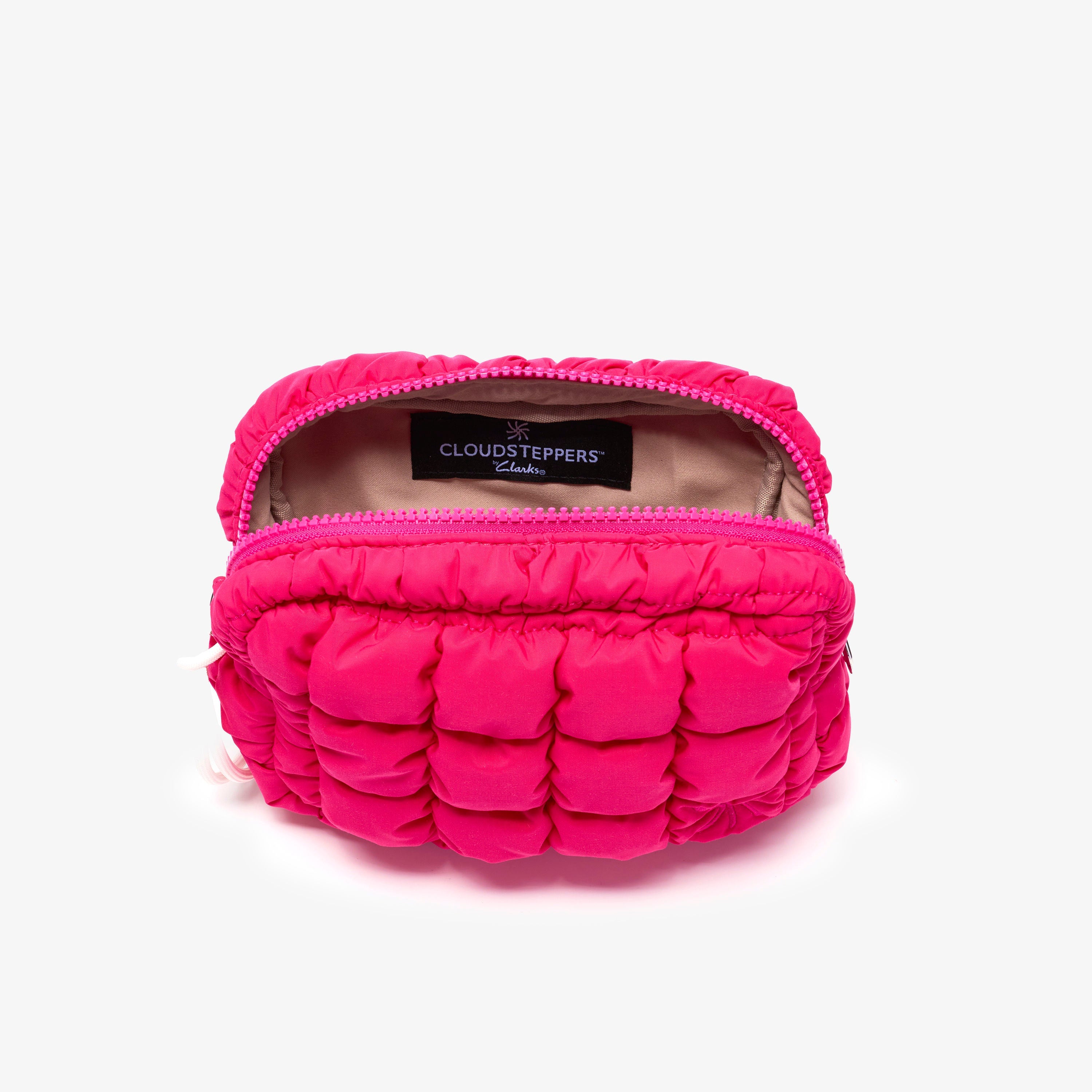 Quilt Wash Bag / キルト ウォッシュバッグ(ブライトピンク)の4枚目