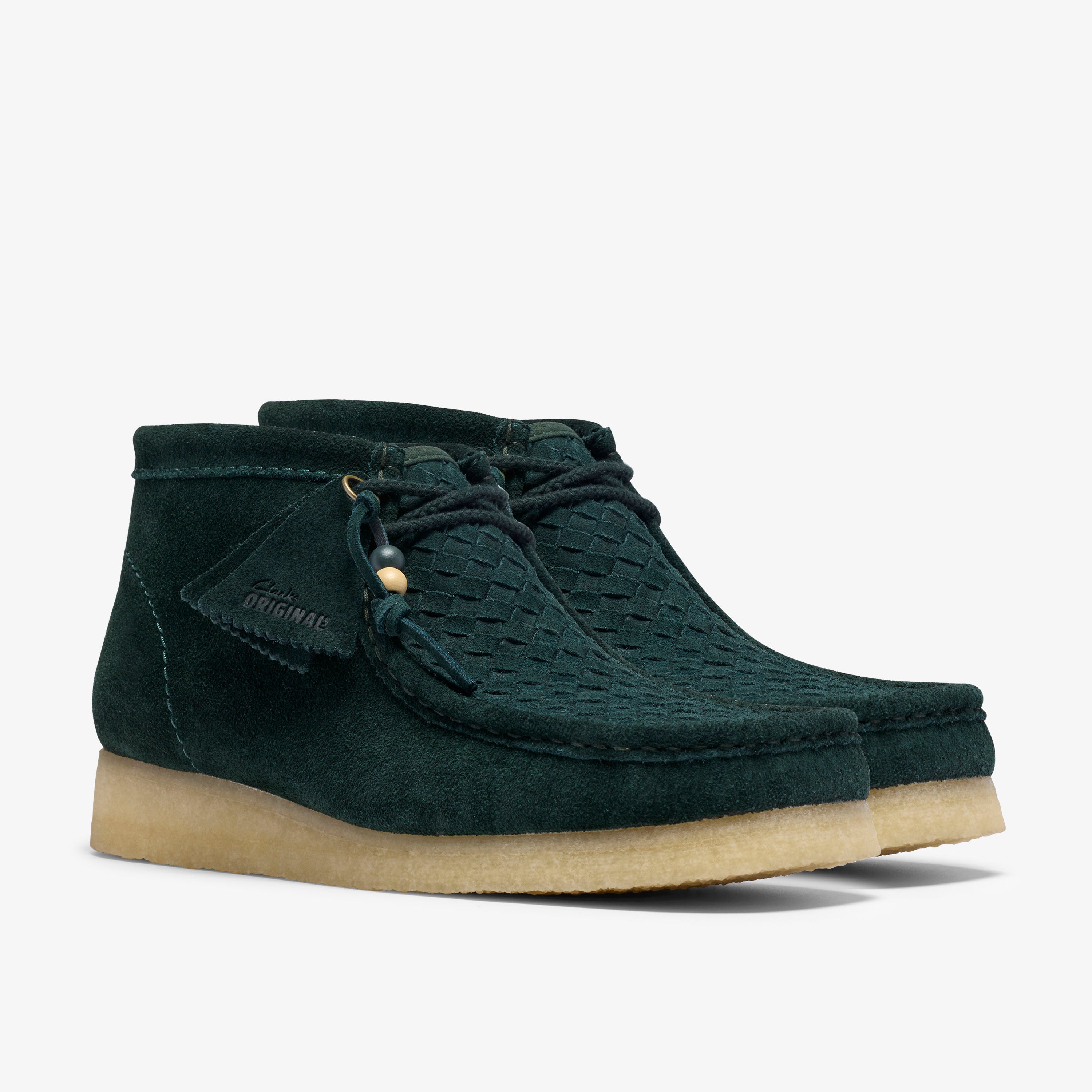 Wallabee Boot / メンズ ワラビーブーツ(フォレストグリーンウィーブ)の4枚目