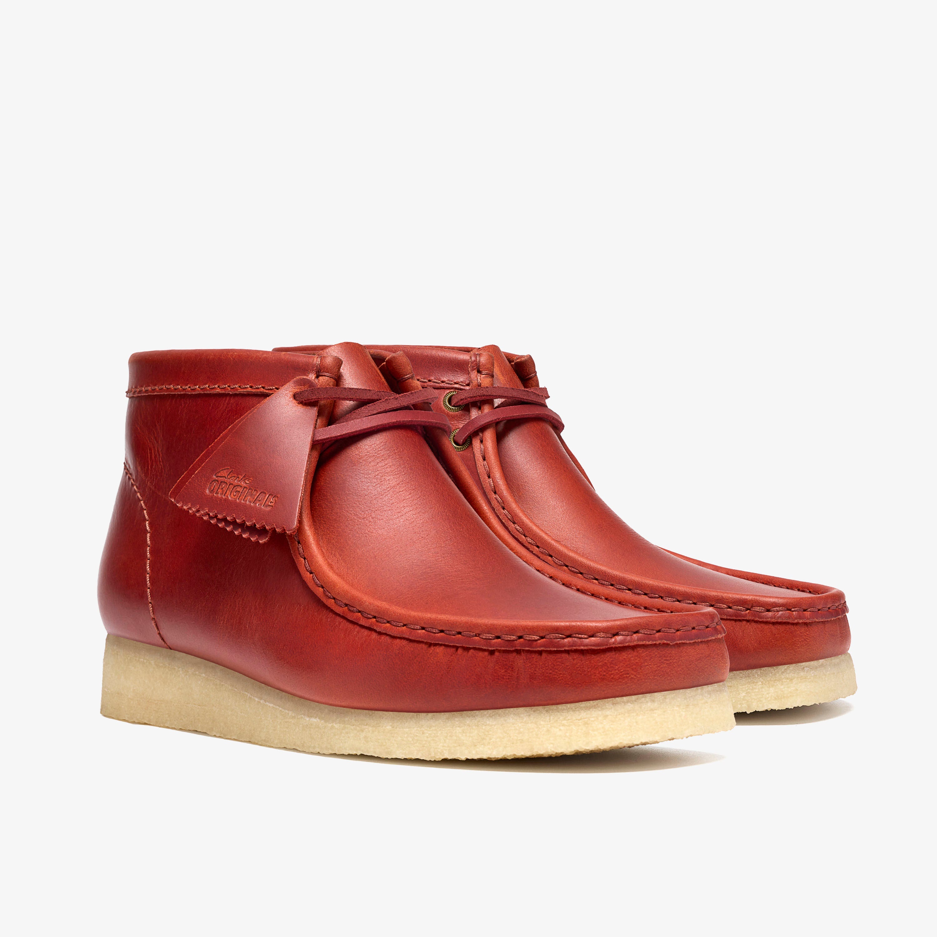 Wallabee Boot / メンズ ワラビーブーツ(ブリックレッド)の4枚目