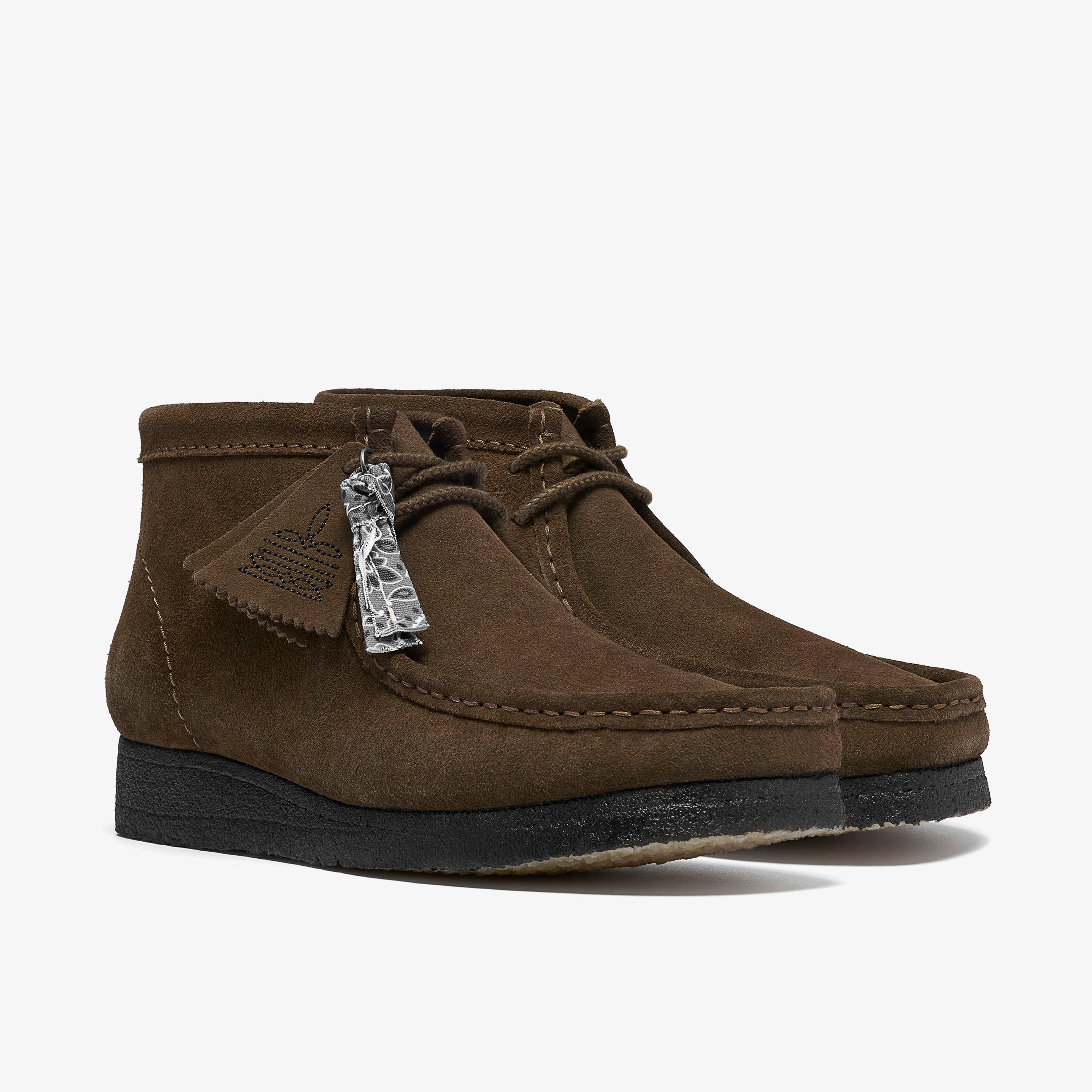 Wallabee Boot / メンズ ワラビーブーツ(ダークオリーブスエード)の4枚目