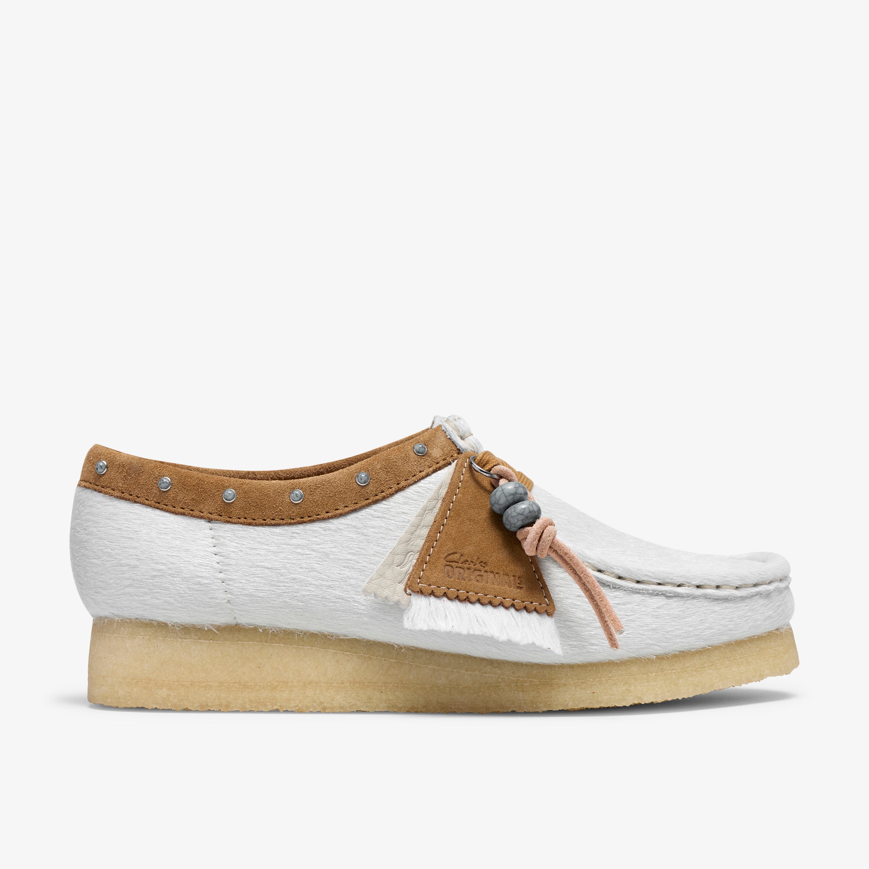 Wallabee. / レディース ワラビー(オフホワイトインタレスト)の1枚目