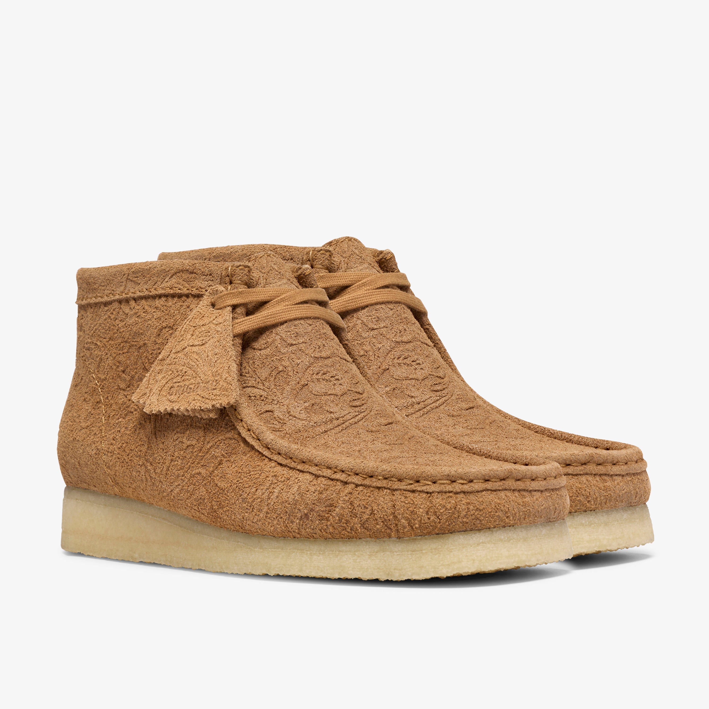 Wallabee Boot / メンズ ワラビーブーツ(ライトタンエンボス)の4枚目