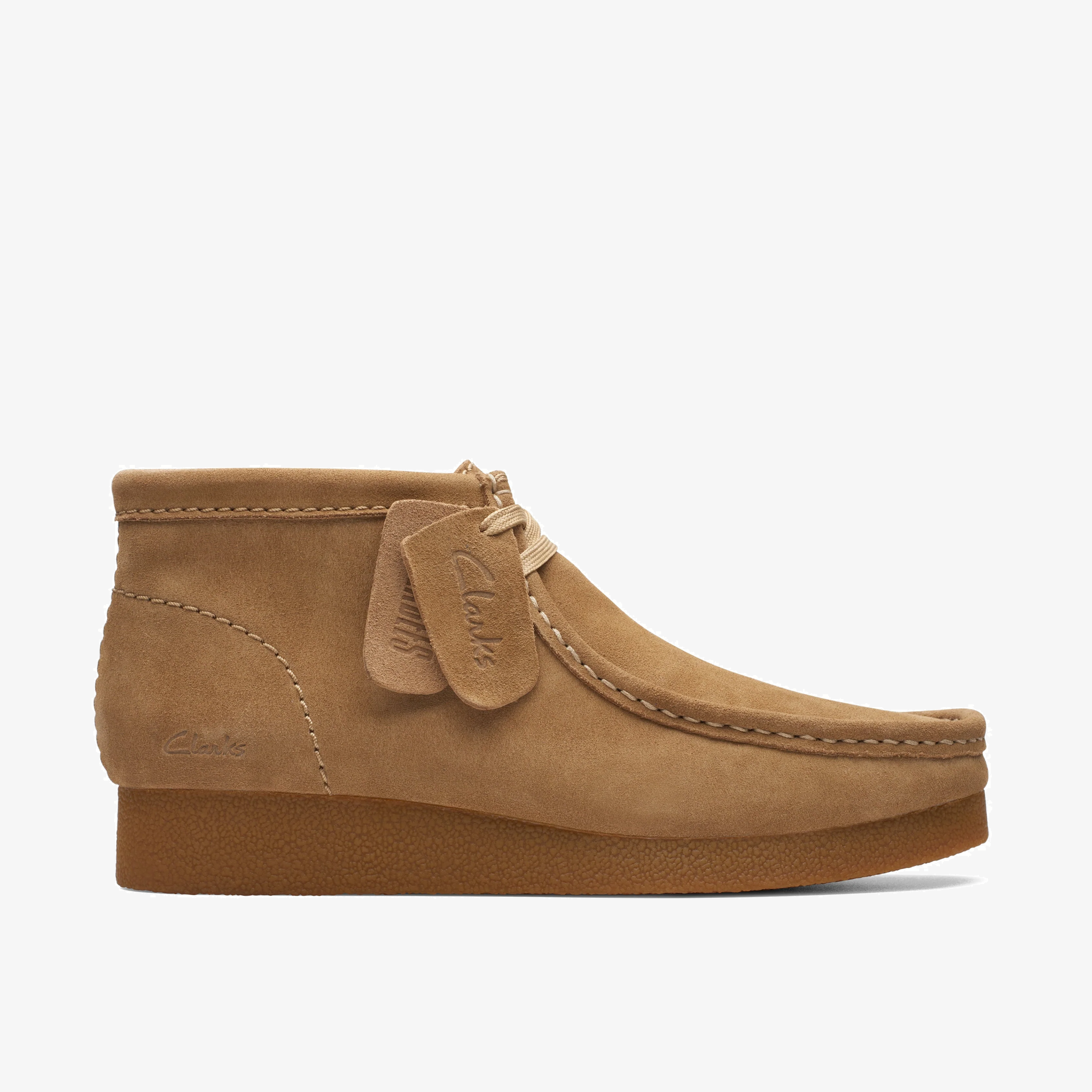 【Clarks】クラークス ワラビー スエード ファー US5.5/24.5cm クラークス Clarks WallabeeEVOBt / レディース ワラビーエヴォブーツ