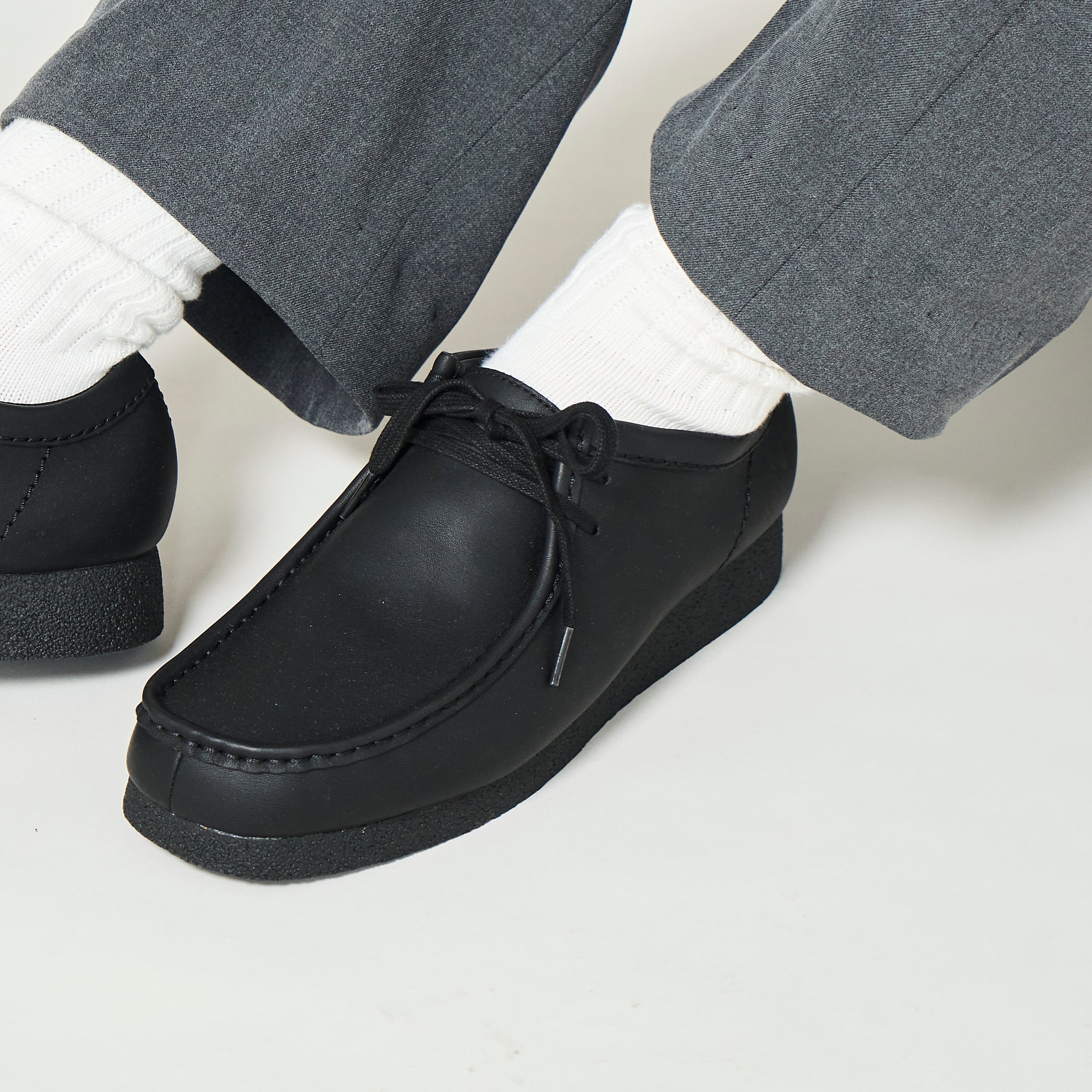 未使用級✨クラークス　Corston Wally WP ウォータープルーフ　黒 クラークス Clarks WallabeeEVO WP / ワラビーエヴォウォーター
