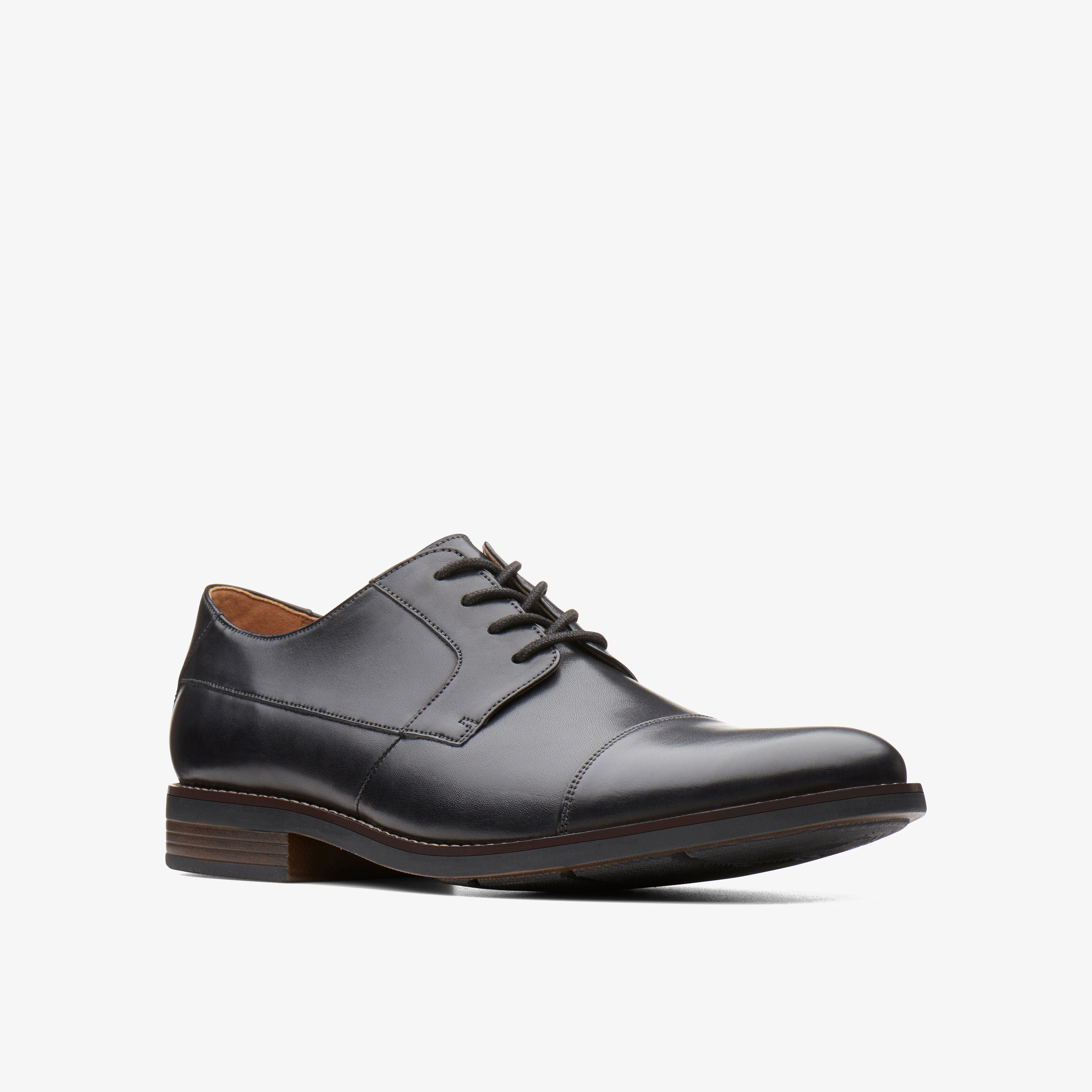 クラークス Clarks Becken Cap / ベッケンキャップ（ブラックレザー