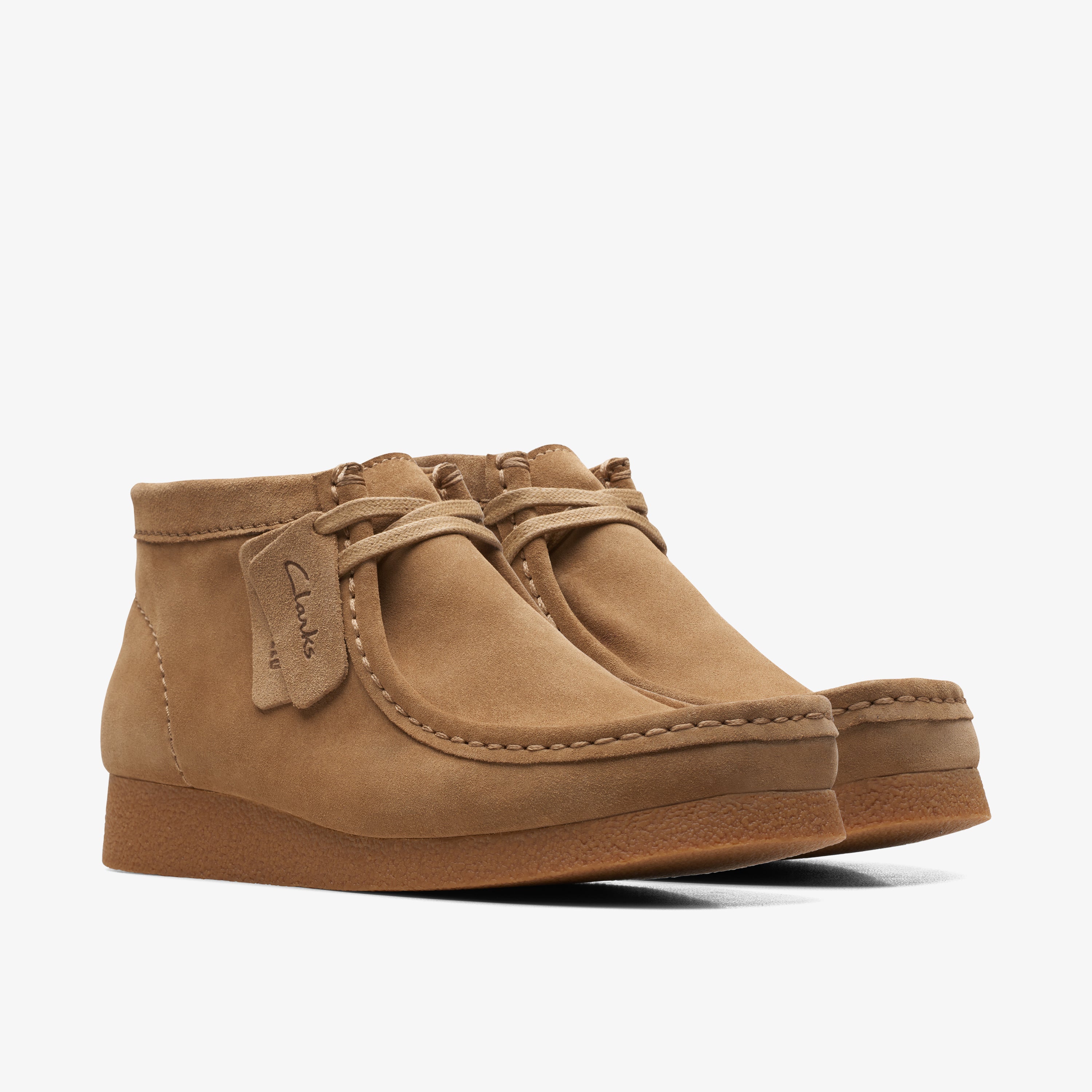 Clark WallabeeEVOS ダークサンドスエード 38 クラークス Clarks WallabeeEVO Bt / ワラビーエヴォブーツ （ダーク