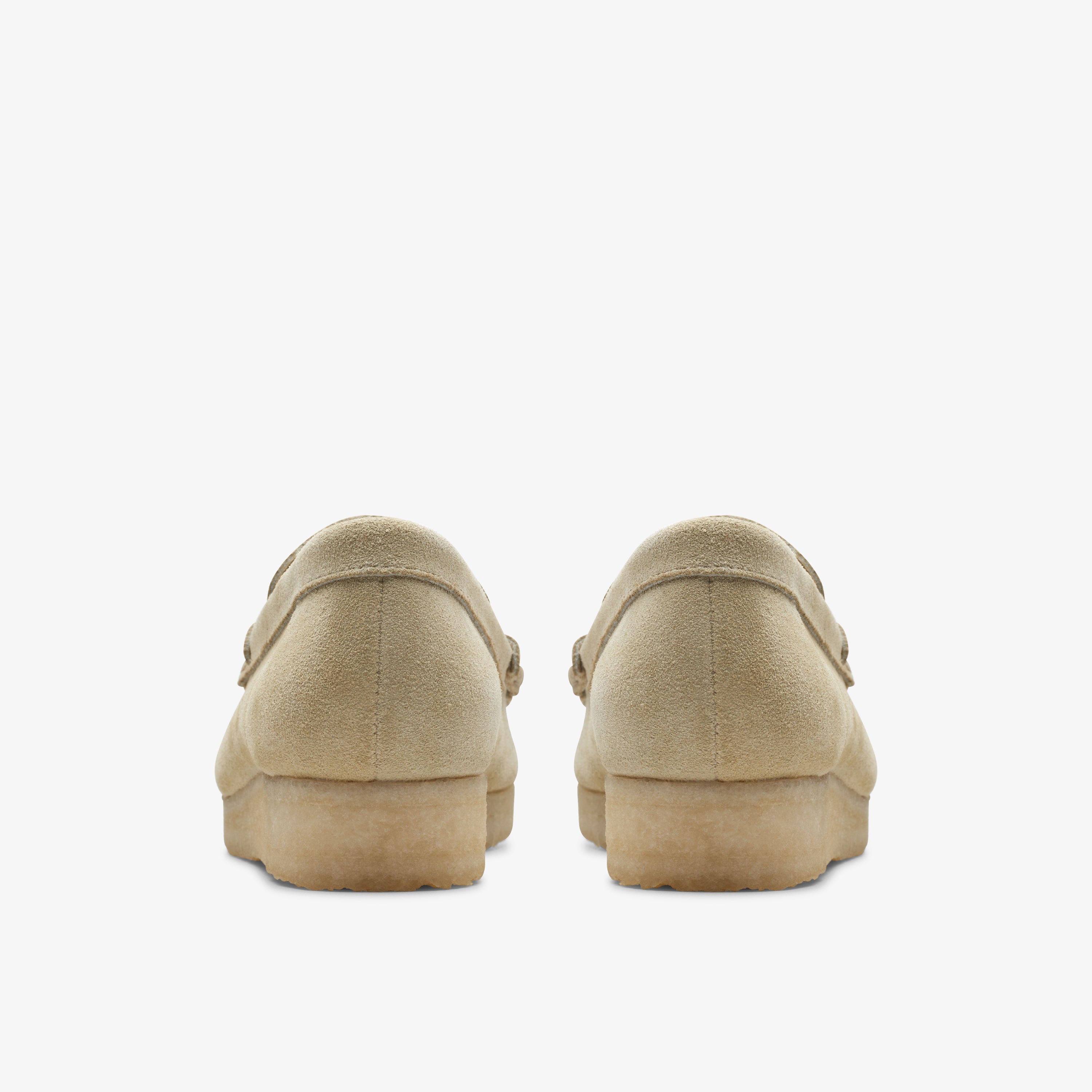 新品　クラークス　ワラビーローファー　スエード　メイプル　ベージュ　2563 クラークス Clarks WallabeeLoafer / レディース ワラビーローファー