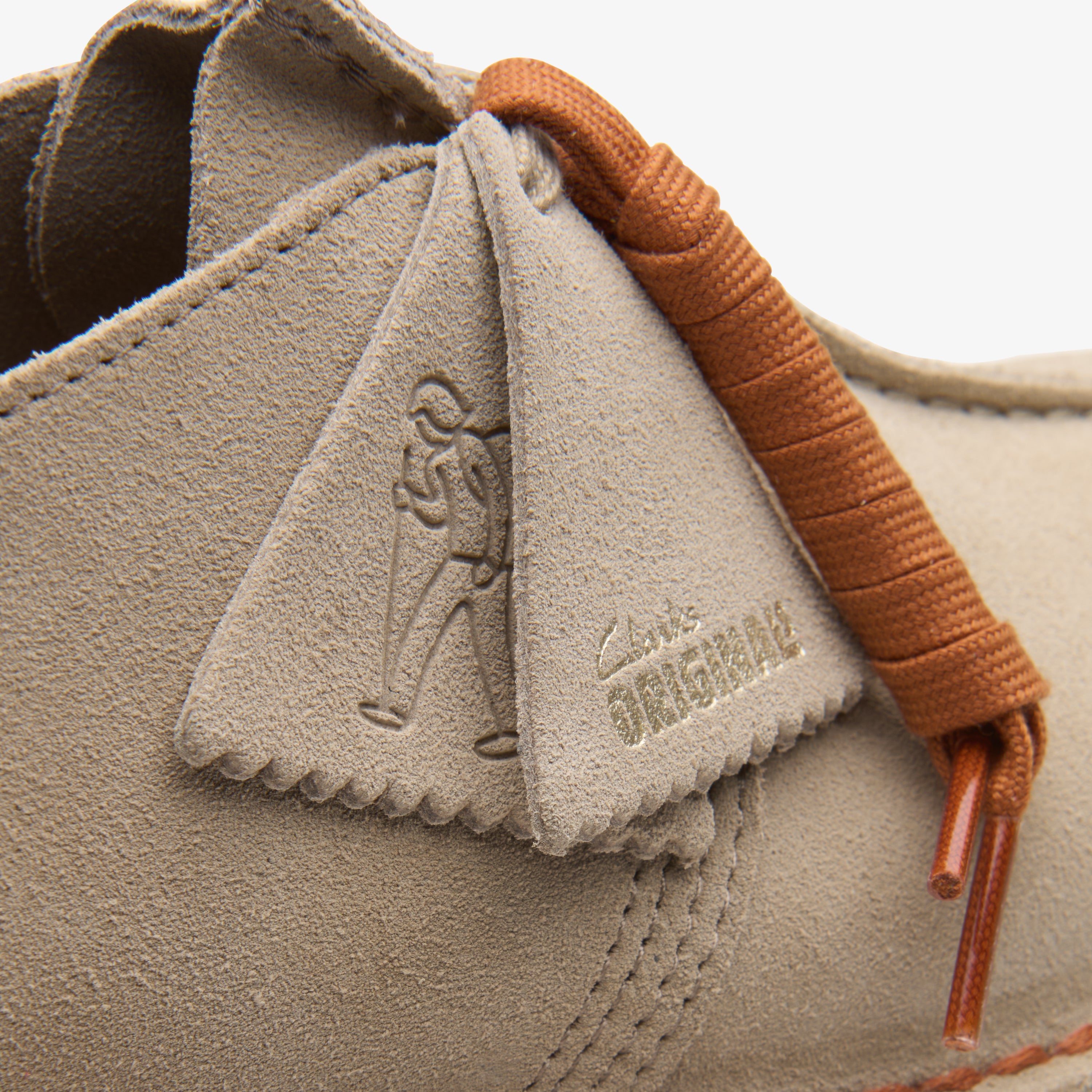【超美品】ClarksデザートトレックUS7スエード サンドベージュ クラークス Clarks Desert Trek. / レディース デザートトレック
