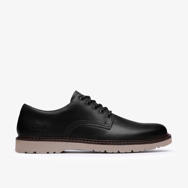 クラークス Clarks Eastridge Low / イーストリッジロー （ブラックレザー）の1枚目