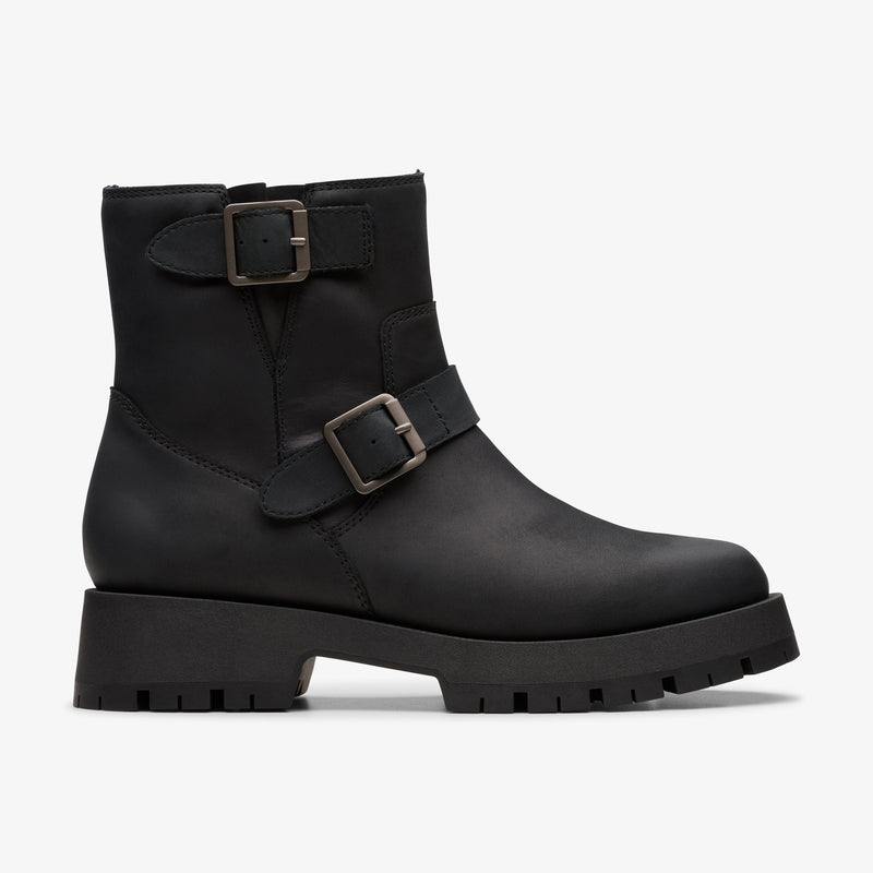 クラークス Clarks Ledwick Haley / レドウィックヘイリー （ブラックオイリーレザー）の1枚目