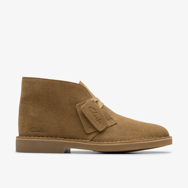 クラークス Clarks Desert Bt Evo. / レディースデザートブーツエヴォ （ダークサンドスエード）の1枚目