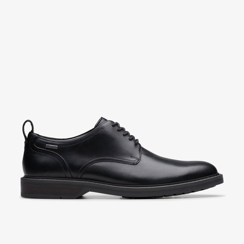 クラークス Clarks Aldwin LaceGTX / オールドウィンレースゴアテックス （ブラックレザー）の1枚目