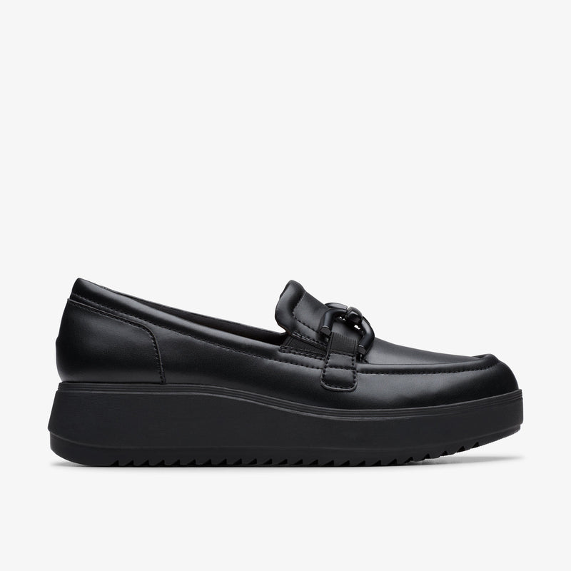 クラークス Clarks Zylah Top / ザイラトップ （ブラックレザー）の1枚目