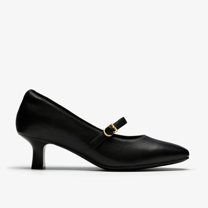 クラークス Clarks Kyla50 MJ / カイラ 50 MJ （ブラックレザー）の1枚目
