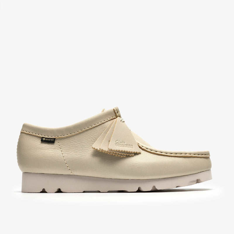 クラークス Clarks WallabeeGTX / メンズ ワラビーゴアテックス （ホワイトレザー）の1枚目
