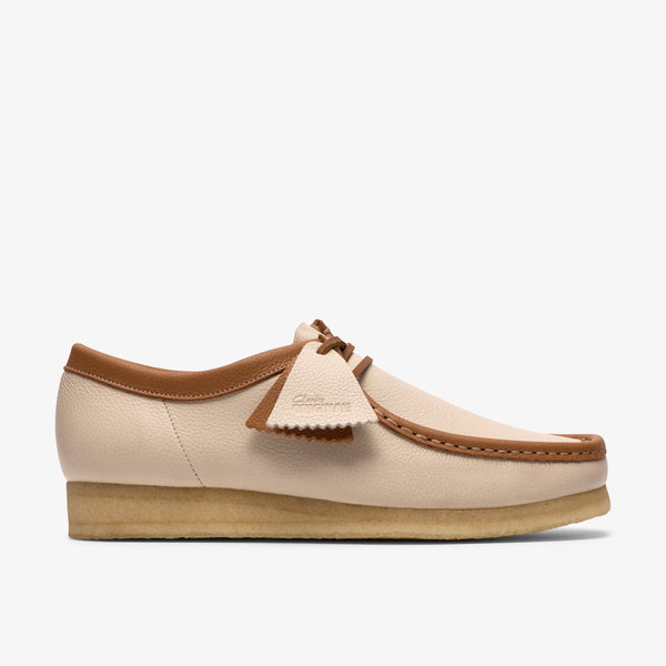 クラークス Clarks Wallabee / メンズ ワラビー （ホワイトコンビレザー）の1枚目