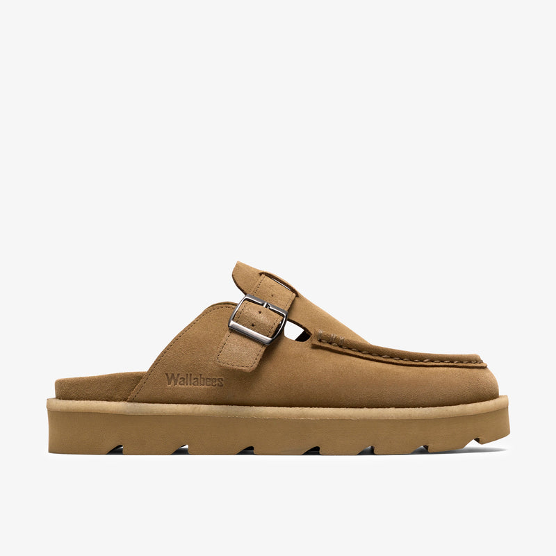 クラークス Clarks Meare Mocc / メアモック （ダークサンドスエード）の1枚目