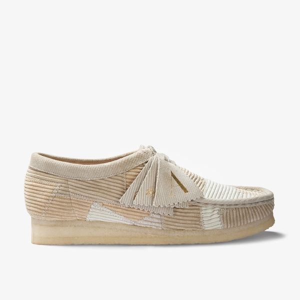クラークス Clarks Wallabee. / レディース ワラビー （ベージュコンビ）の1枚目