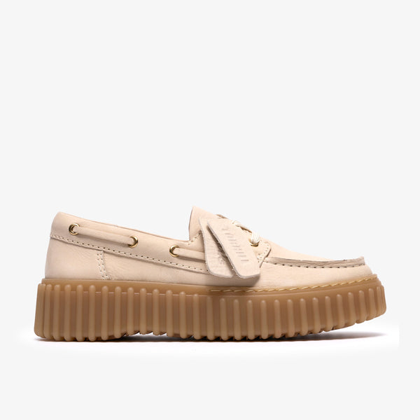 クラークス Clarks Torhill Boat / トーヒルボート （クリームヌバック）の1枚目