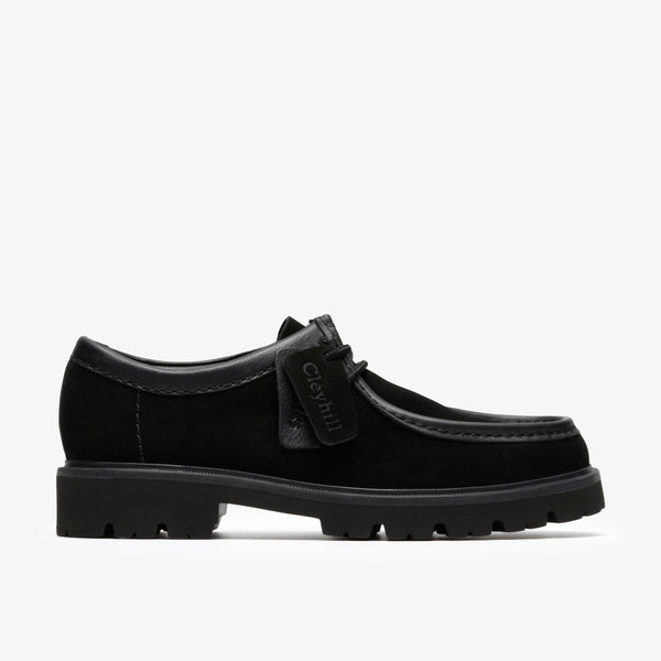 クラークス Clarks Cleyhill Seam / クレイヒルシーム （ブラックスエード）の1枚目