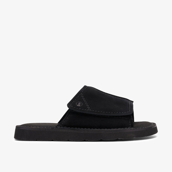 クラークス Clarks Solsbury Slide / ソルスブリースライド （ブラックスエード）の1枚目