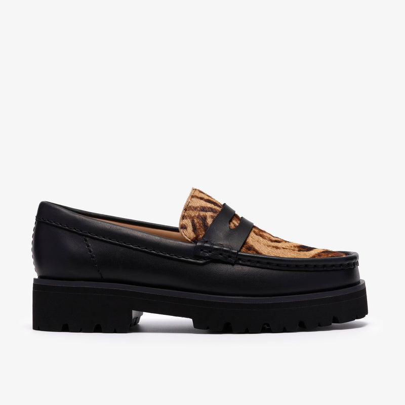 クラークス Clarks Yukoner Penny. / ユーコナーペニー （ブラックコンビレザー）の1枚目