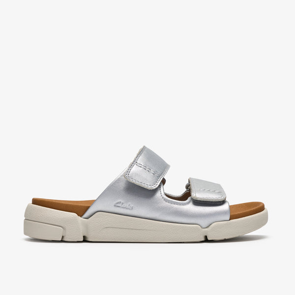 クラークス Clarks Trigenic2 Sun. / レディース トライジェニック2サン （シルバーレザー）の1枚目