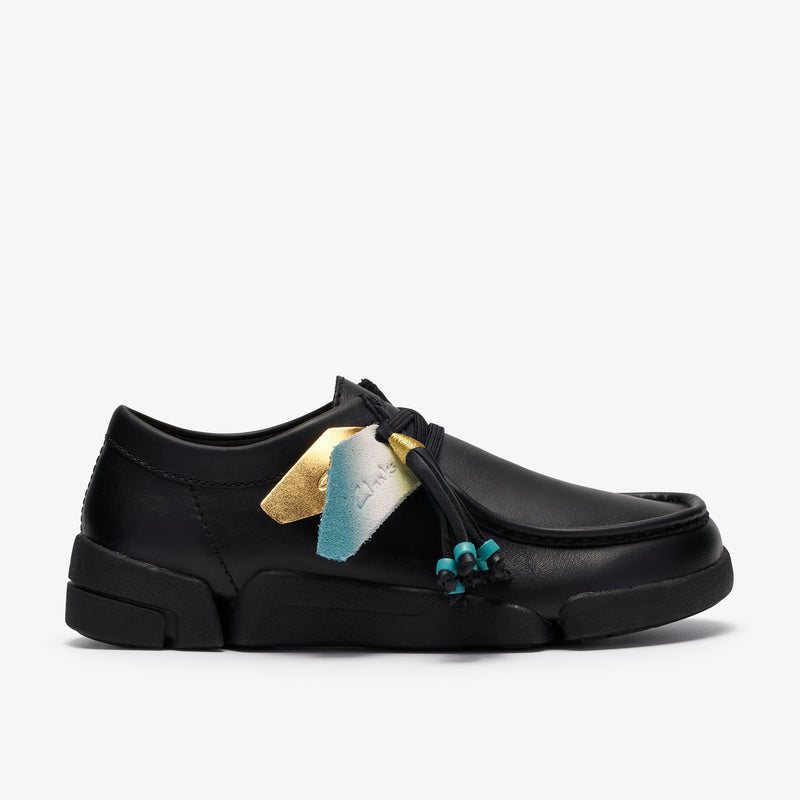 クラークス Clarks Trigenic2 Lo. / レディース トライジェニック2ロー （ブラックレザー）の1枚目