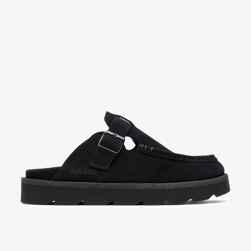 クラークス Clarks Meare Mocc / メアモック （ブラックスエード）の1枚目